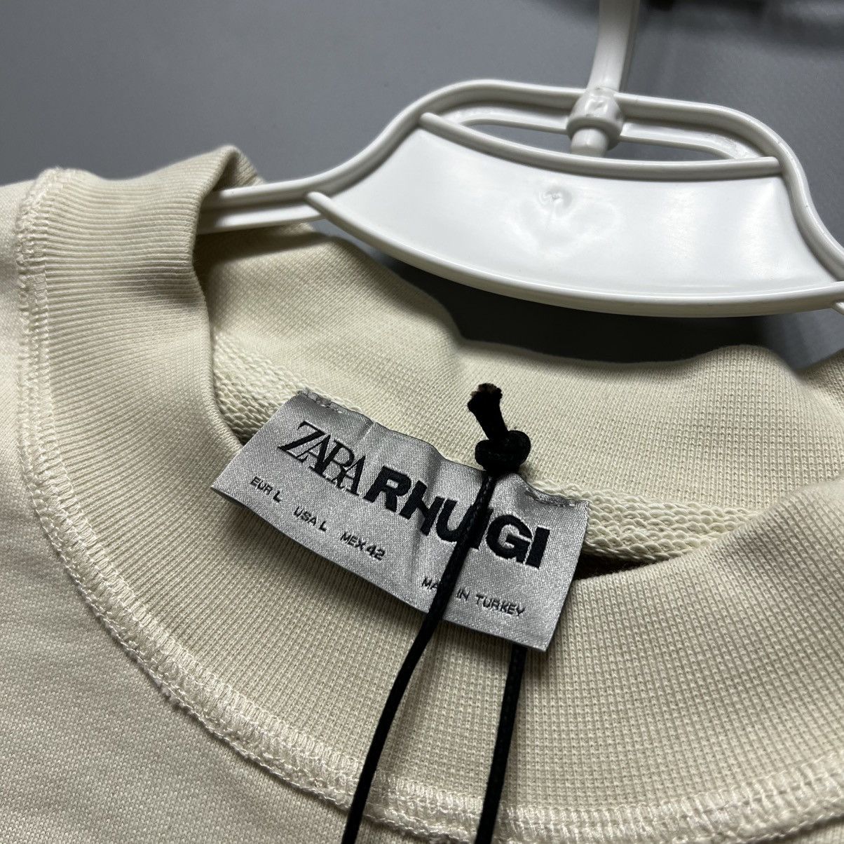 Rhude × Zara RHUDE x Zara Sweatshirt SIZE L beige big logo Size US L / EU 52-54 / 3 - 9 Thumbnail