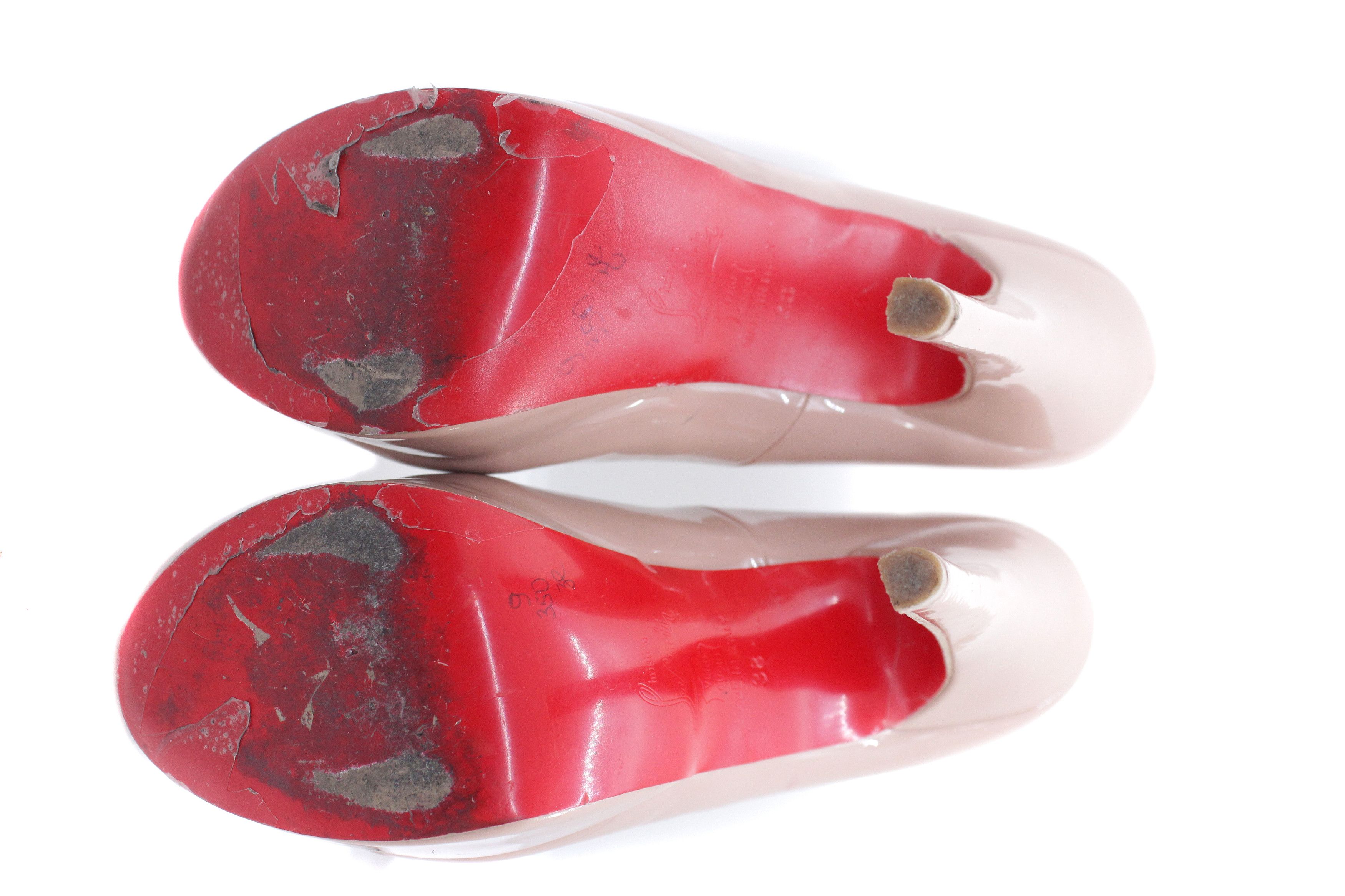 Christian Louboutin 00S Patent Leather Heels Vintage Size US 8 / IT 38 - 7 Thumbnail