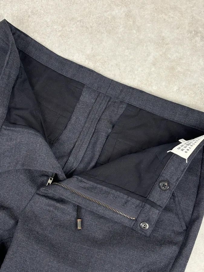 Maison Margiela Maison Margiela Black Wool Minimalist Pants Size US 32 / EU 48 - 10 Thumbnail