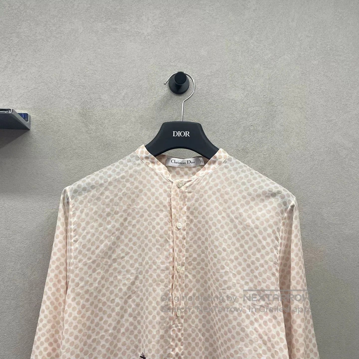 Dior pink polka dot long sleeve shirt by dior. Size US M / EU 48-50 / 2 - 4 Thumbnail