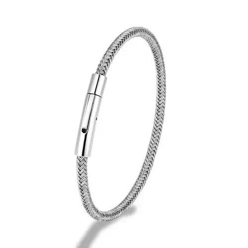 Welcome Stranger Stainless Steel Wire Rope Bracelet Size ONE SIZE - 2 Thumbnail