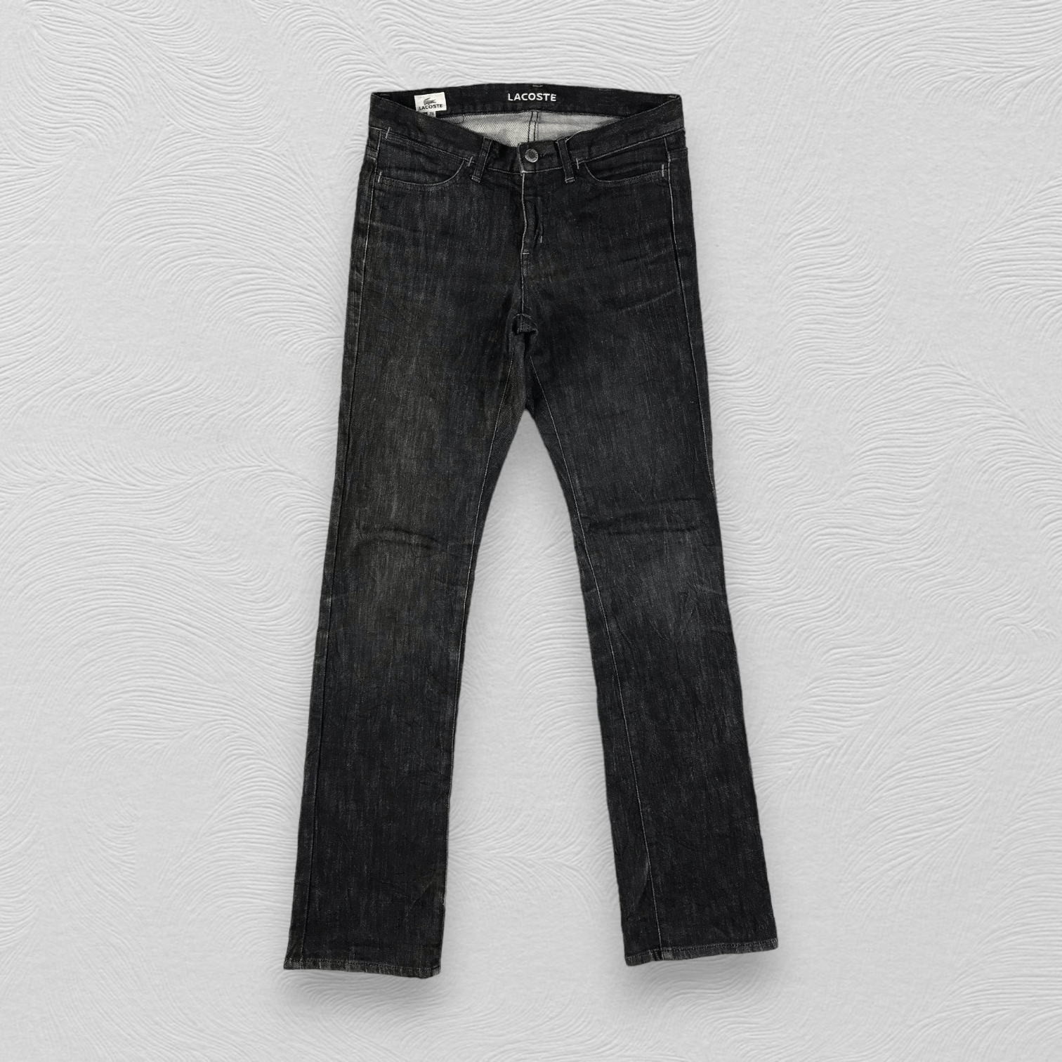 Lacoste Lacoste Jeans Faded Black Denim KJ1615 Size US 30 / EU 46 - 1 Thumbnail