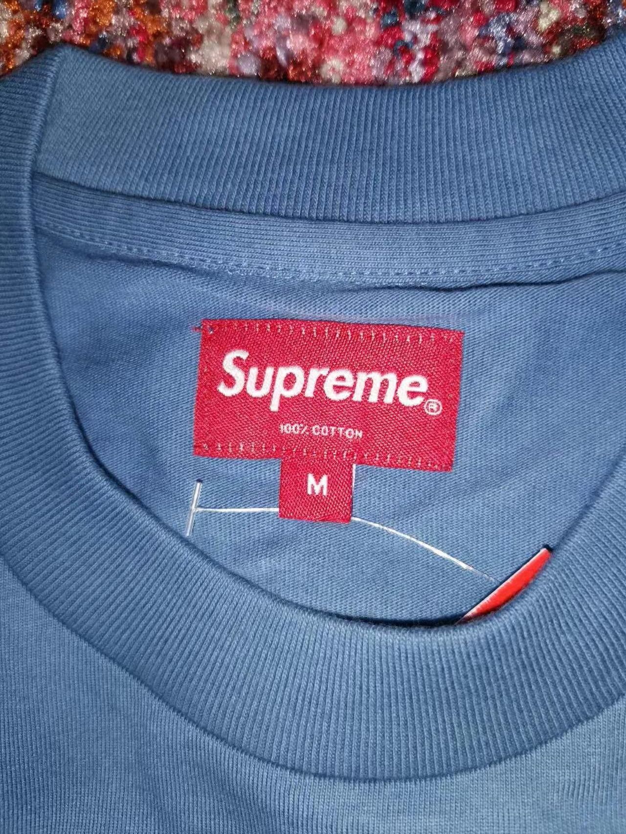 Supreme Brand New* Supreme FW18 Knit Panel Stripe LS Top Slate Size US M / EU 48-50 / 2 - 3 Thumbnail