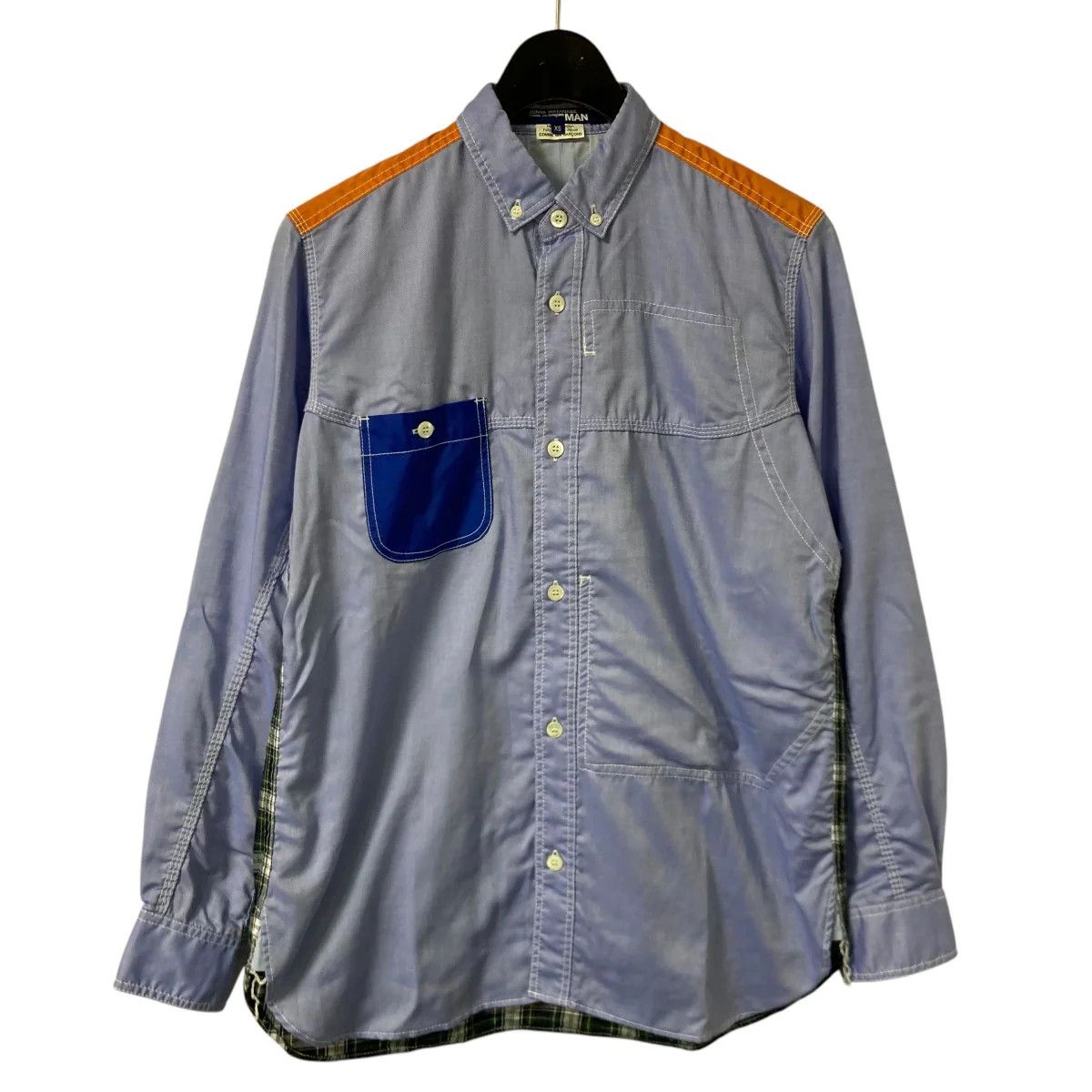 Comme des Garcons × Junya Watanabe AW18 Nylon Reflective Button Down Utility Shirt Size US XS / EU 42 / 0 - 1 Thumbnail
