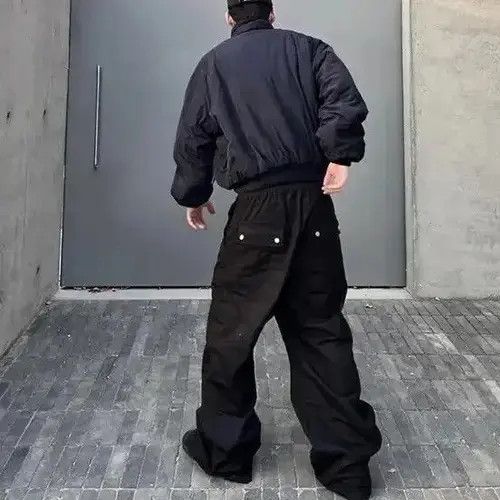 Japanese Brand × Vintage Streetwear Drawstring Cargo Trousers Pants y2k style Size US 32 / EU 48 - 4 Thumbnail