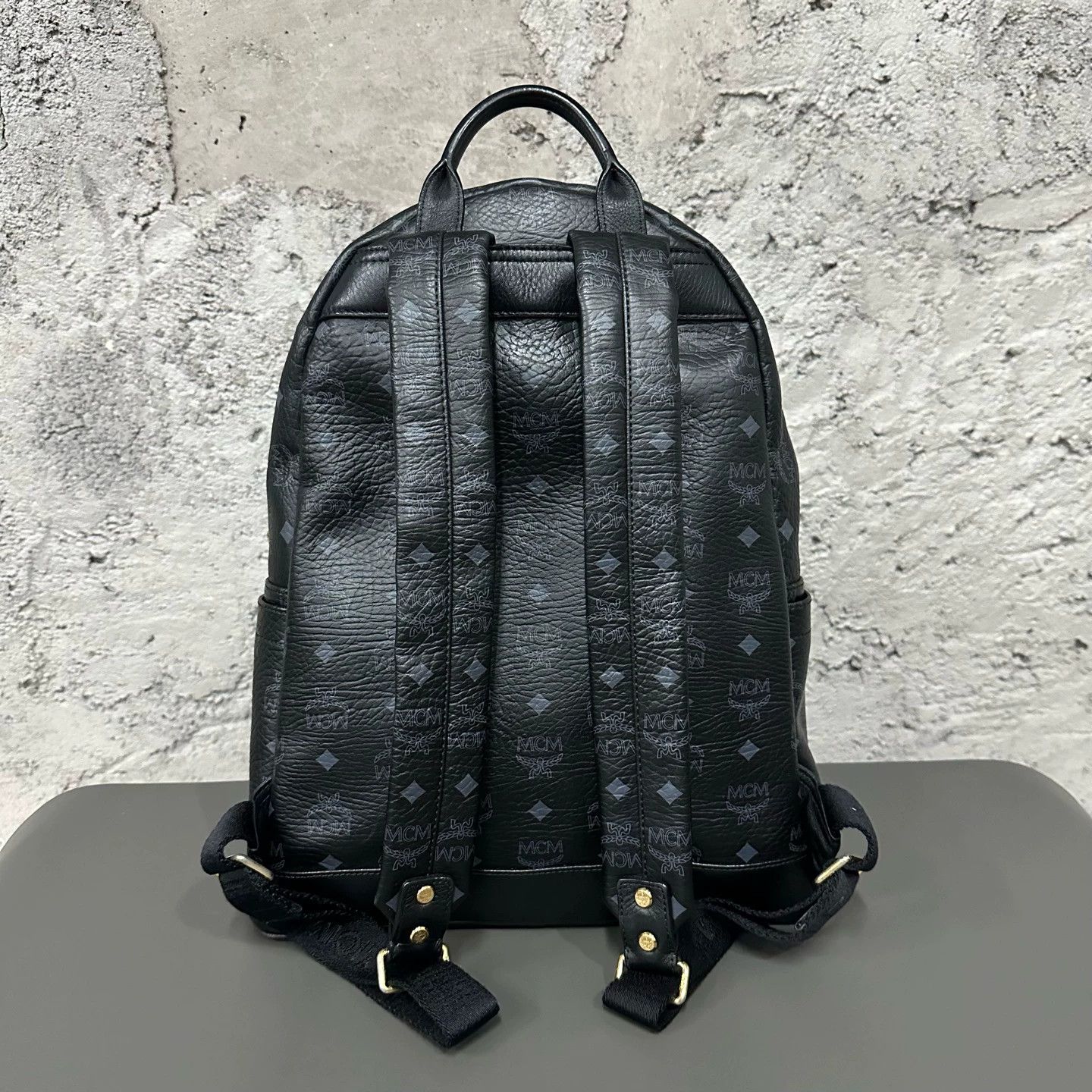 MCM MCM Retro Leather Rivet Backpack 36x16x40 Size ONE SIZE - 2 Thumbnail