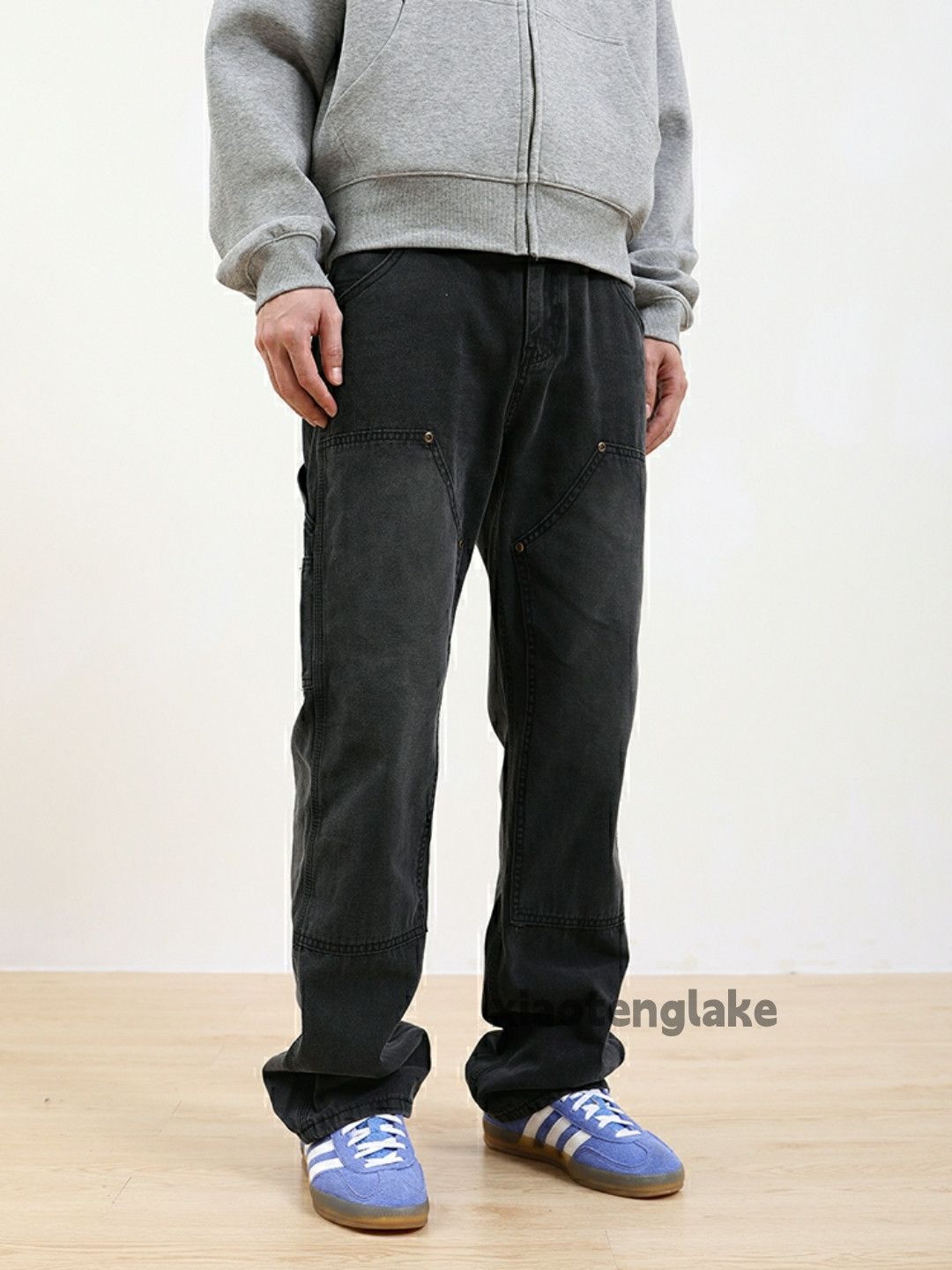 Jean × Vintage washed faded skate hiphop utility carpenter pants Size US 30 / EU 46 - 6 Thumbnail