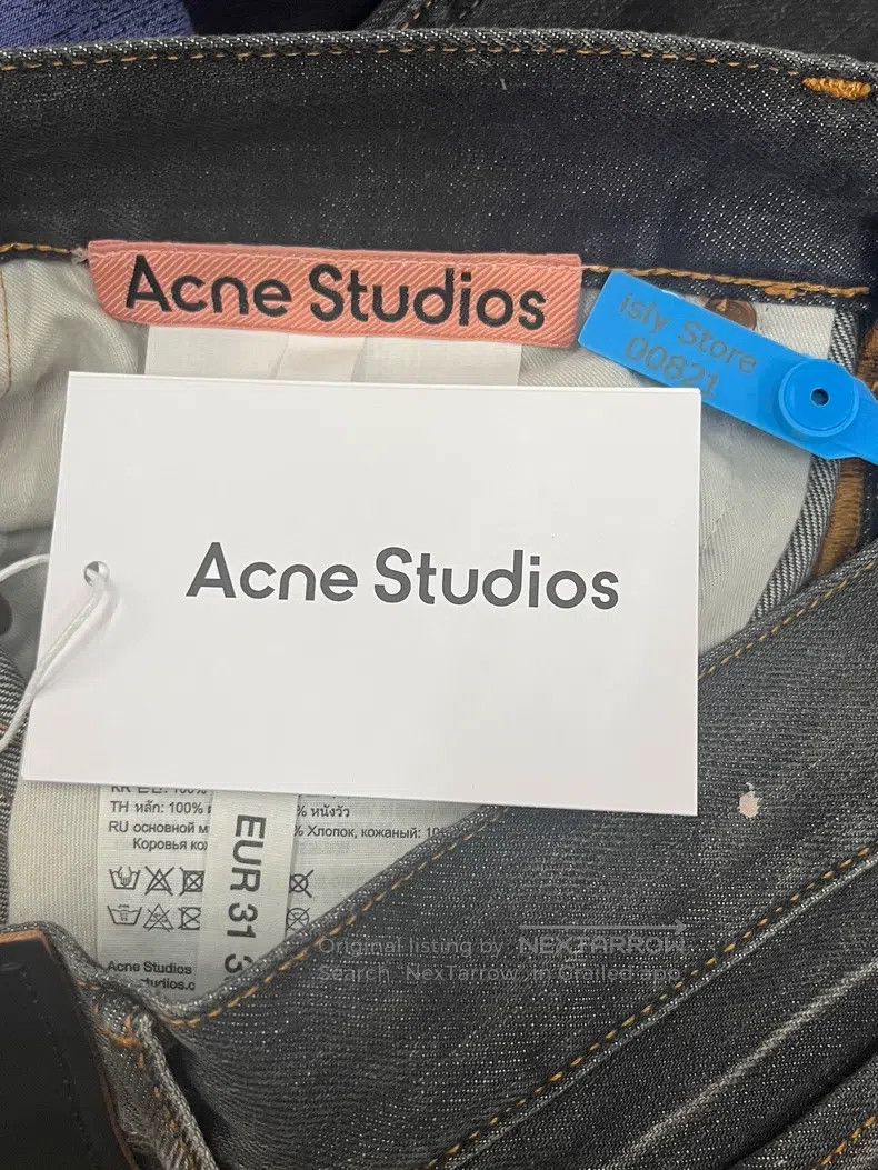 Acne Studios Acne Studios 1981 Washed Low-Rise Wide-Leg Designed Jeans Size US 30 / EU 46 - 5 Thumbnail