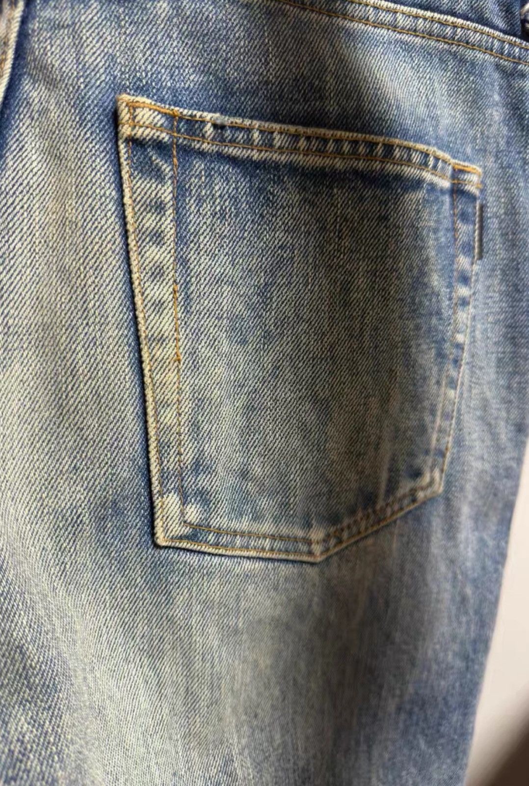 Saint Laurent Paris Saint Laurent Blue Washed Denim Shorts Size US 32 / EU 48 - 7 Thumbnail