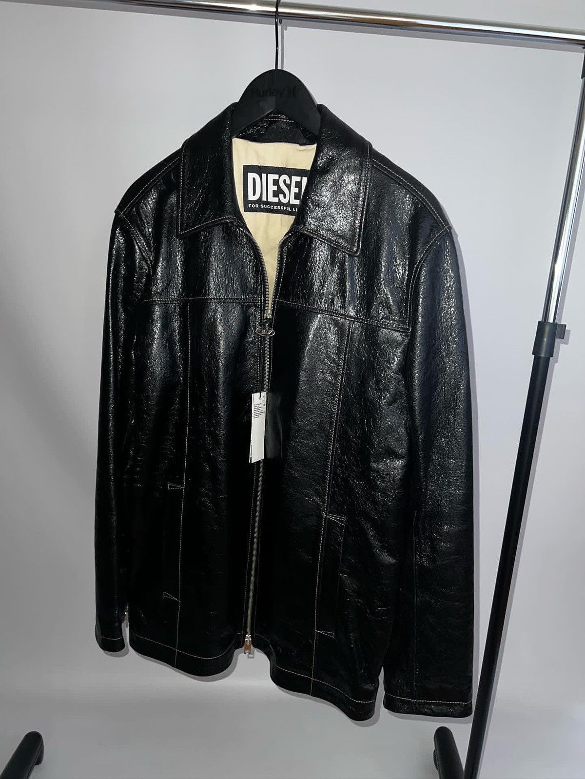 Diesel DIESEL LEATHER JACKET Size US L / EU 52-54 / 3 - 2 Thumbnail
