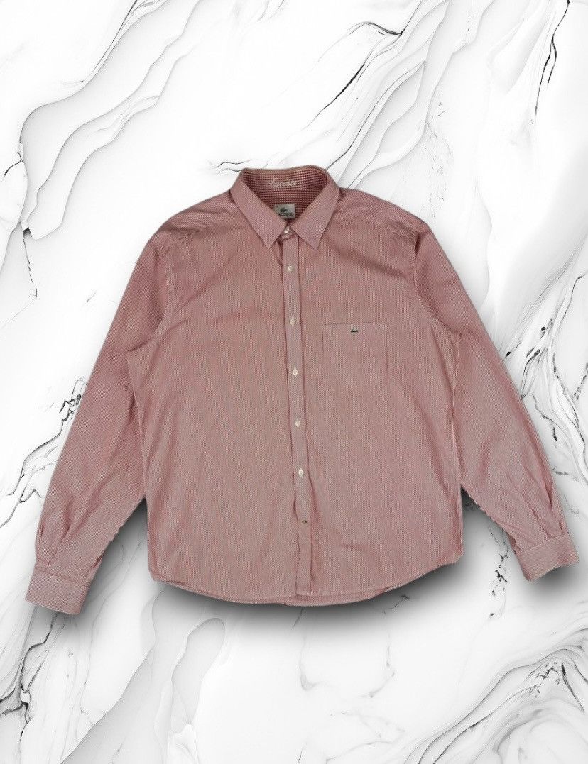 Lacoste × Vintage Mens Vintage Lacoste Shirt Long Sleeve Size L Size US L / EU 52-54 / 3 - 1 Thumbnail