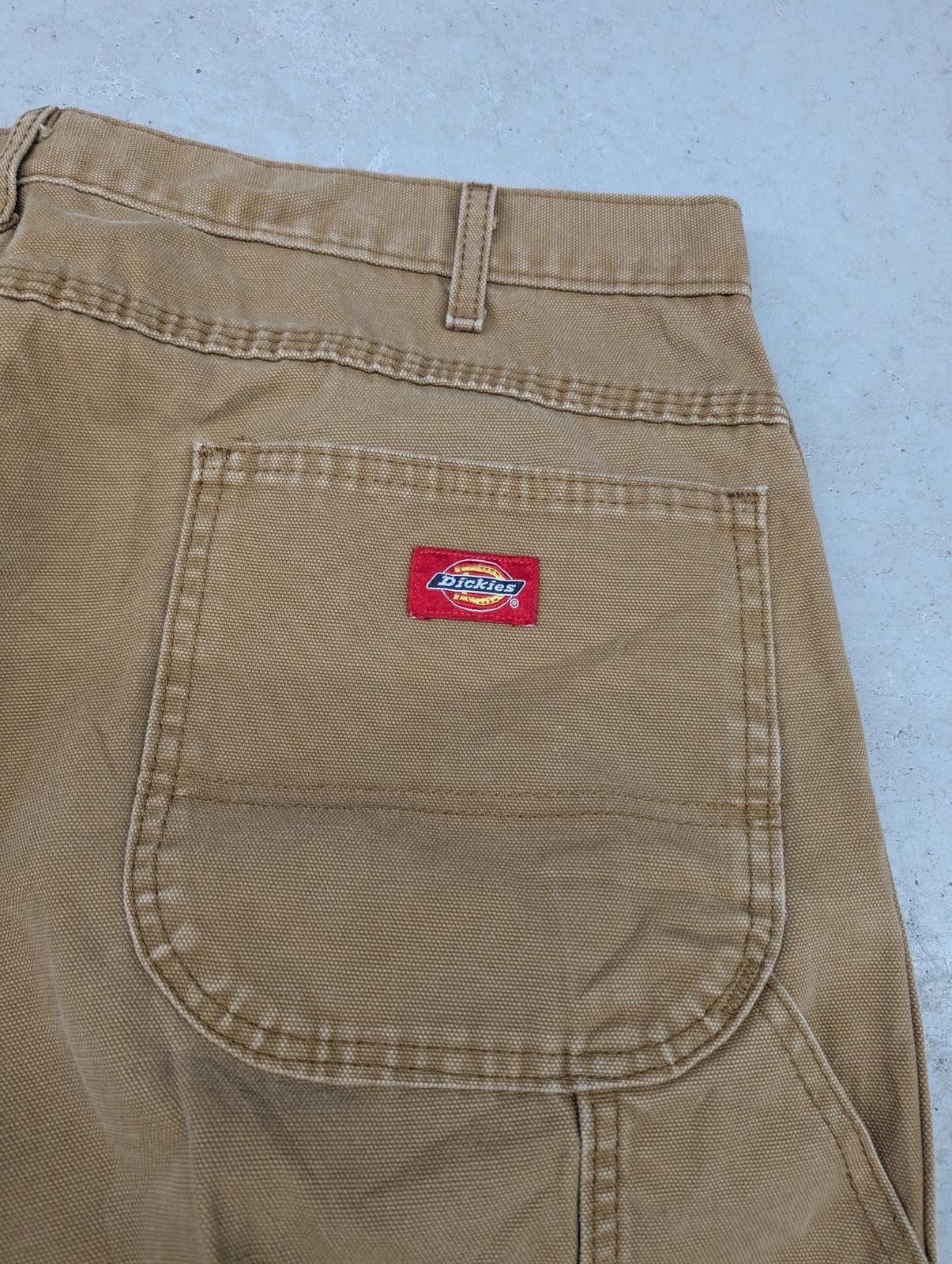 Dickies Early 2000s Y2K Dickies Brown Carpenter Jeans Size US 37 - 2 Thumbnail