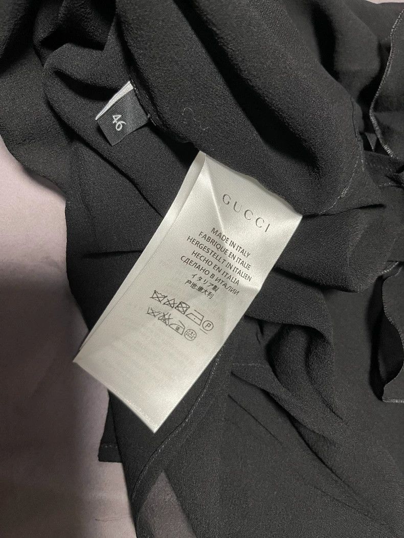 Gucci Gucci Show style, ruffled, silk, joqi yarn, shirt Size US S / EU 44-46 / 1 - 4 Thumbnail