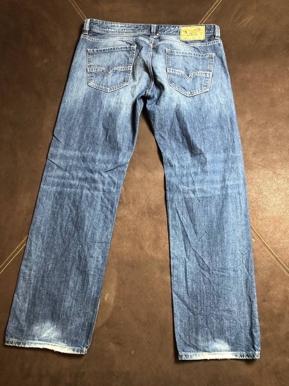 Diesel Diesel Larkee Regular Straight Button Fly Short Jeans Mens Size US 36 / EU 52 - 19 Thumbnail