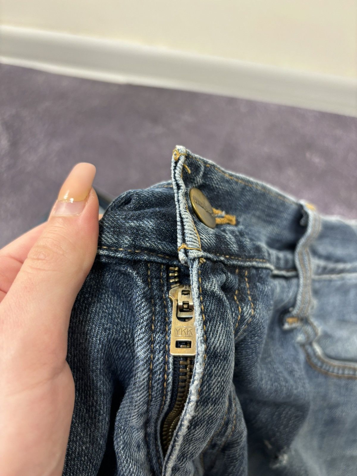 Carhartt Vintage Carhartt Blue Work Denim Relaxed Fit Baggy Jeans Size US 38 / EU 54 - 12 Thumbnail