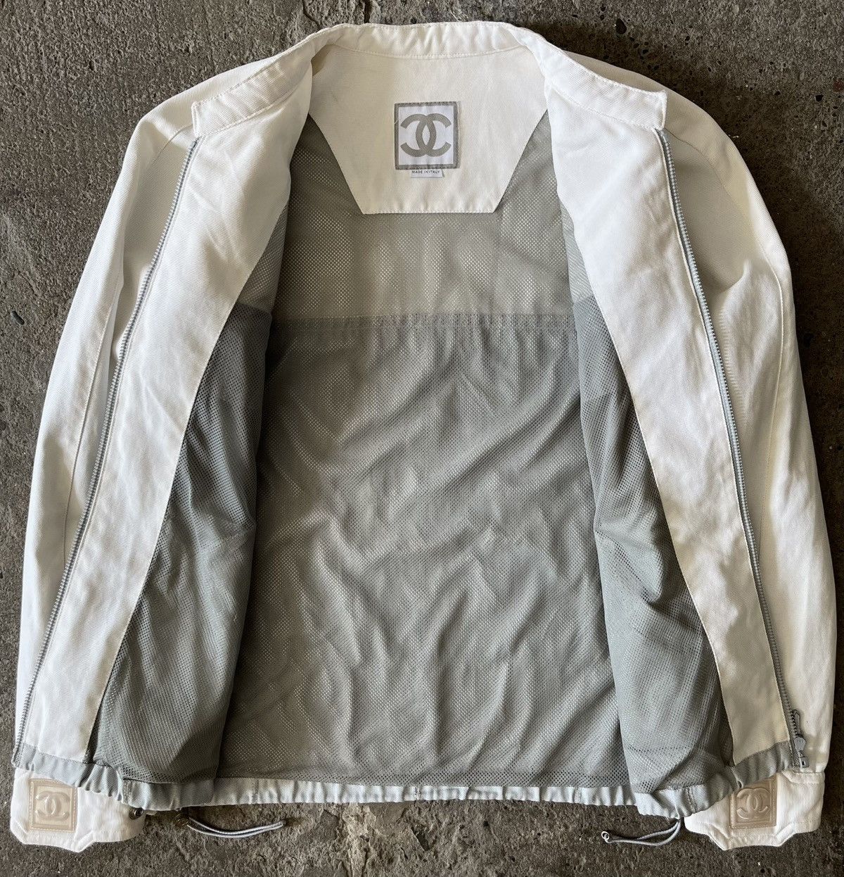 Chanel Chanel Sports - Karl Lagerfeld - 2000’s -Nylon Track Jacket Size XXS / US 00 / IT 34 - 9 Thumbnail