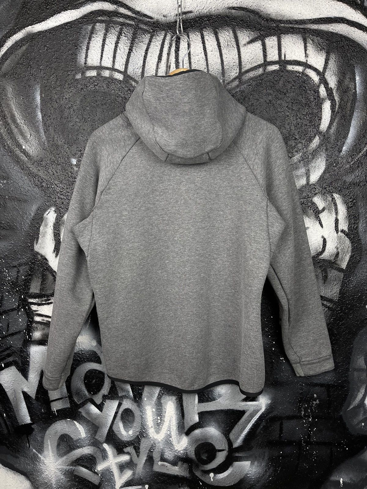 Nike Nike Tech Fleece Grey Windrunner Full Zip Hoodie Size Medium Size US M / EU 48-50 / 2 - 8 Thumbnail