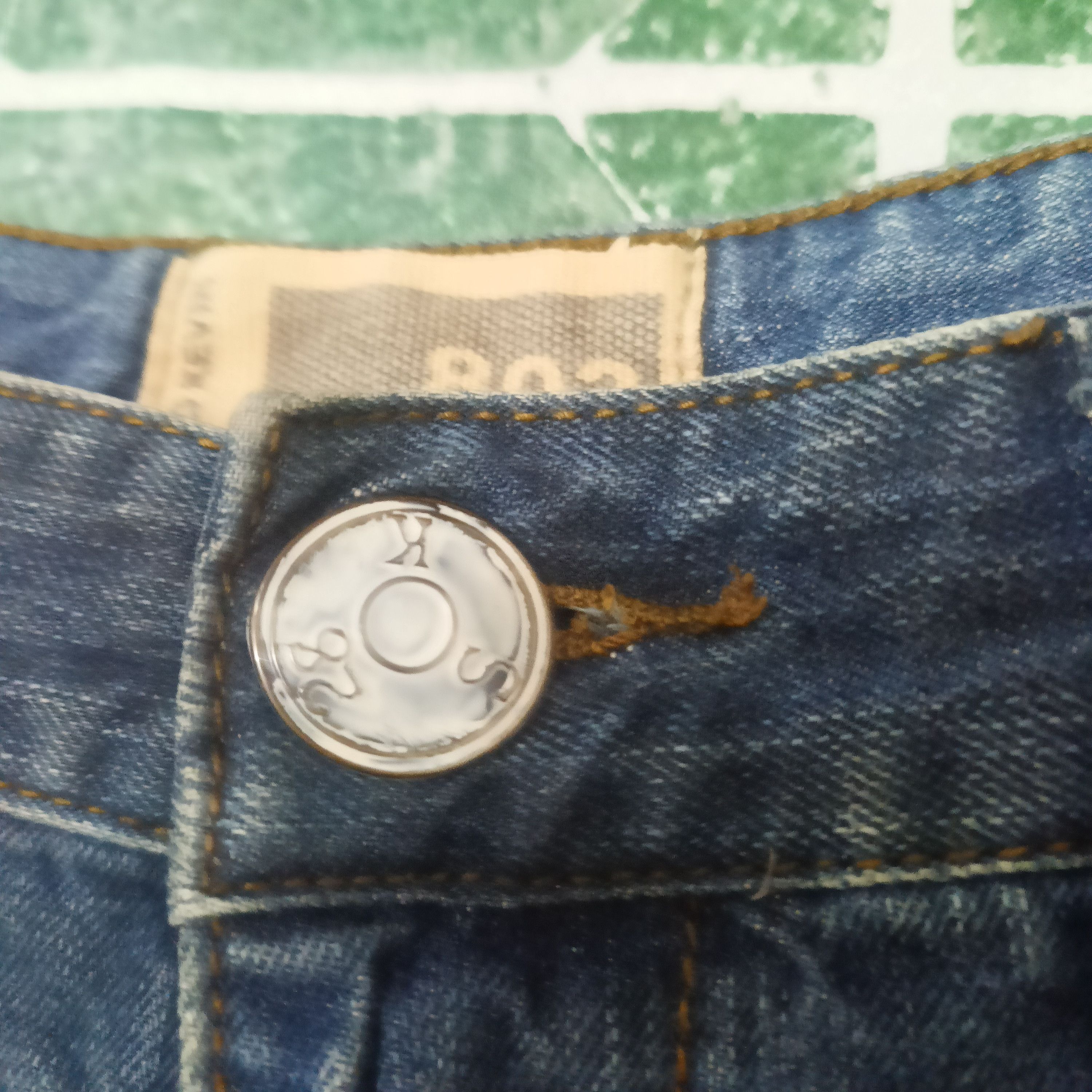 5351 POUR LES HOMMES Samuel & Kevin Jeans Distressed Denim Size US 31 - 5 Thumbnail