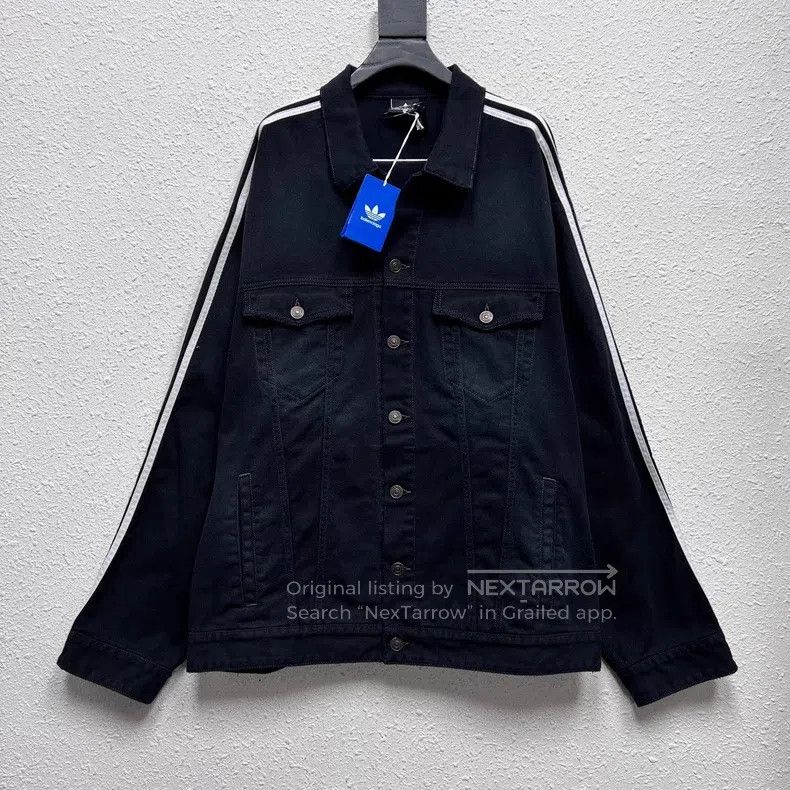 Balenciaga Balenciaga Destroyed Denim Jacket Size US L / EU 52-54 / 3 - 1 Thumbnail