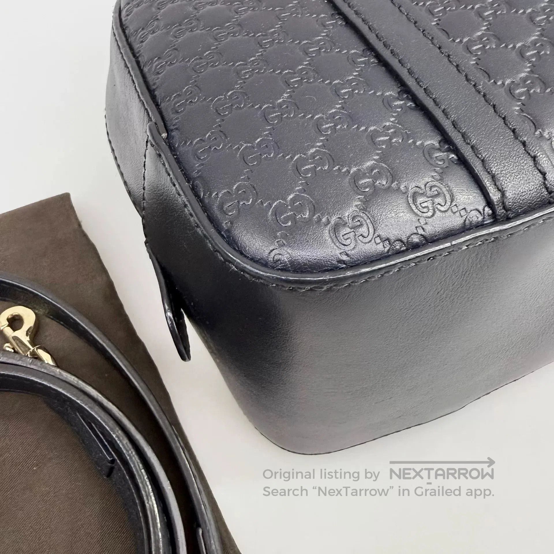 Gucci Gucci GG Embossed Leather Boston Bag. Size ONE SIZE - 5 Thumbnail