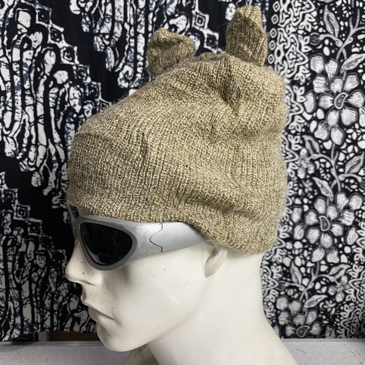 Japanese Brand 2000s vintage bunny horn bear face beanie hats Size ONE SIZE - 4 Thumbnail