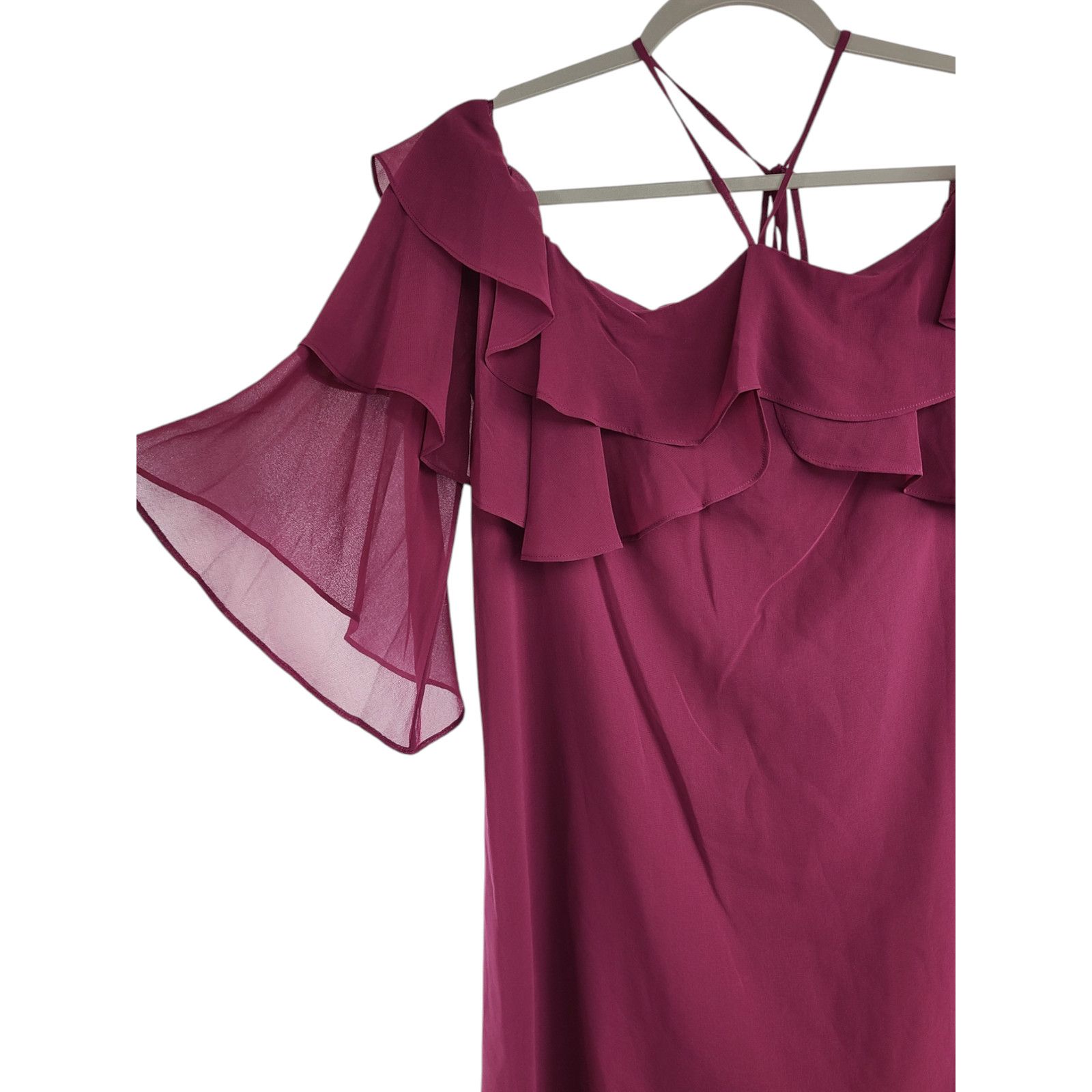 Rebecca Minkoff Rebecca Minkoff Dena Halter Neckline Ruffled Dress Size S Size S / US 4 / IT 40 - 5 Thumbnail