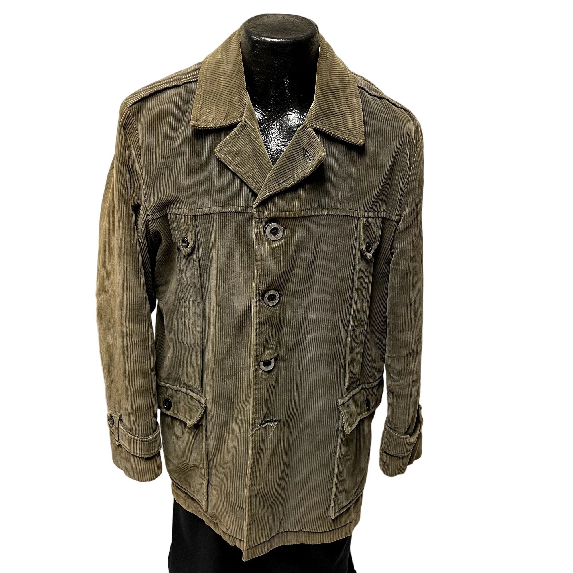 image of Unkwn 60’S Shanhouse Army Green Lined Corduroy Work Coat Jacket 40, Men's (Size Medium)