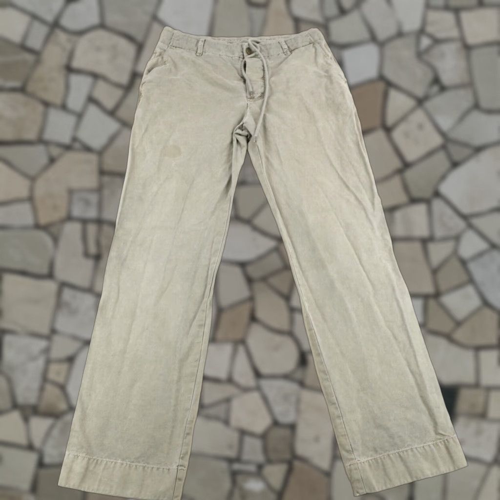 James Perse VINTAGE James Perse Men's Pants 34 Chino Casual Workwear Gray Cotton Straight 90s Size US 34 / EU 50 - 1 Thumbnail