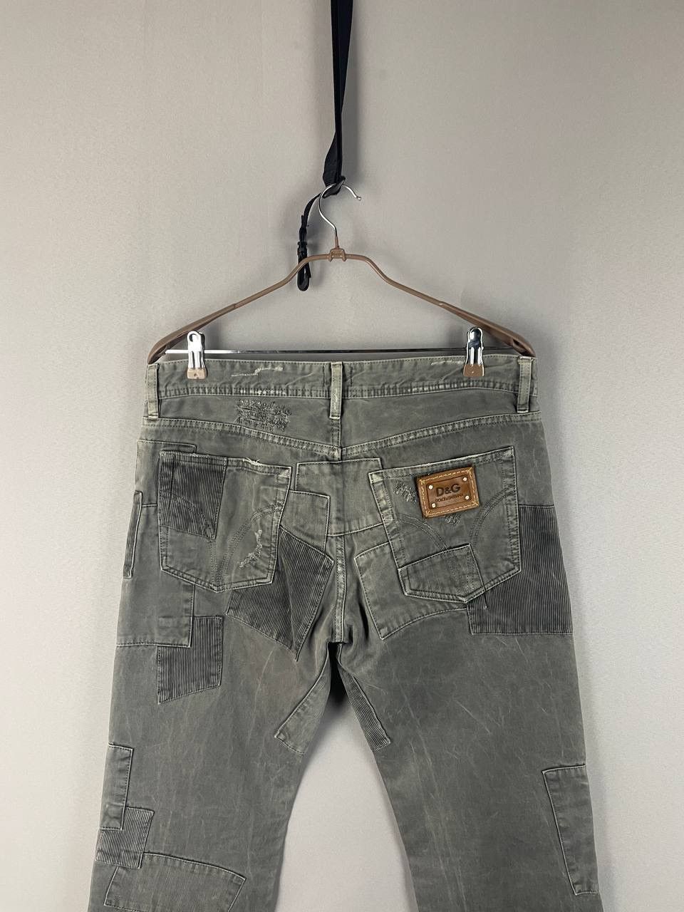 Dolce & Gabbana Dolce&Gabbana Grey Cargo Pants Denim y2k Size US 36 / EU 52 - 16 Thumbnail