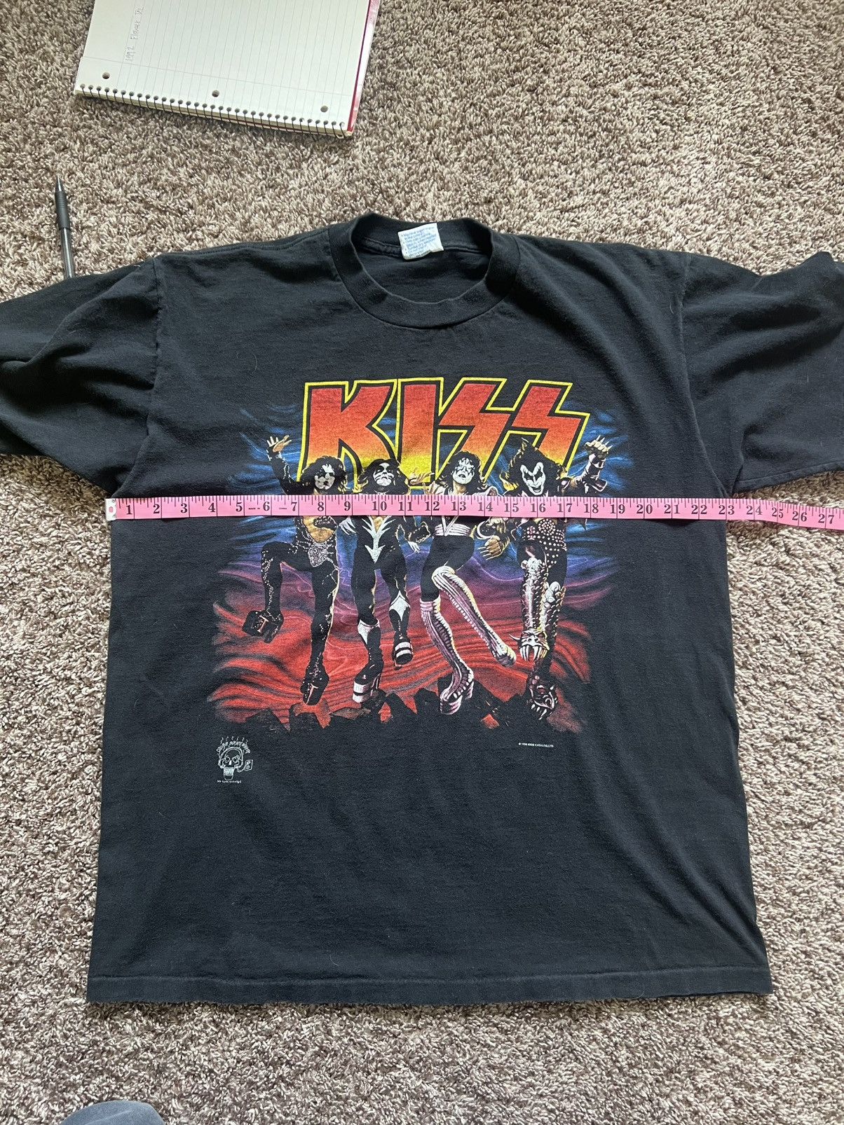Vintage 1996 KISS 20 Years of Destruction Concert Tee Size US L / EU 52-54 / 3 - 5 Thumbnail
