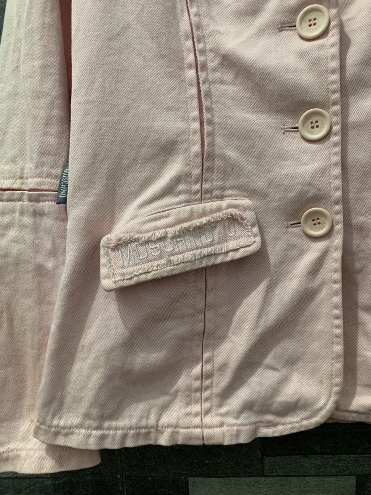 Moschino Vintage Moschino Denim Jacket for Women Size S / US 4 / IT 40 - 6 Thumbnail