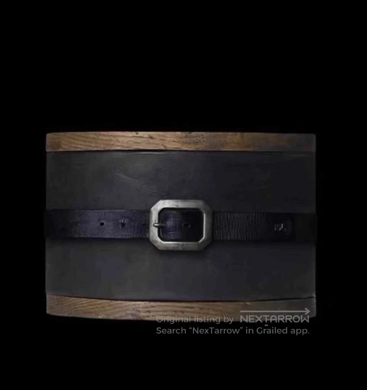 RRL Ralph Lauren RRL Early Vintage Octagonal Buckle Belt. Size ONE SIZE - 1 Thumbnail