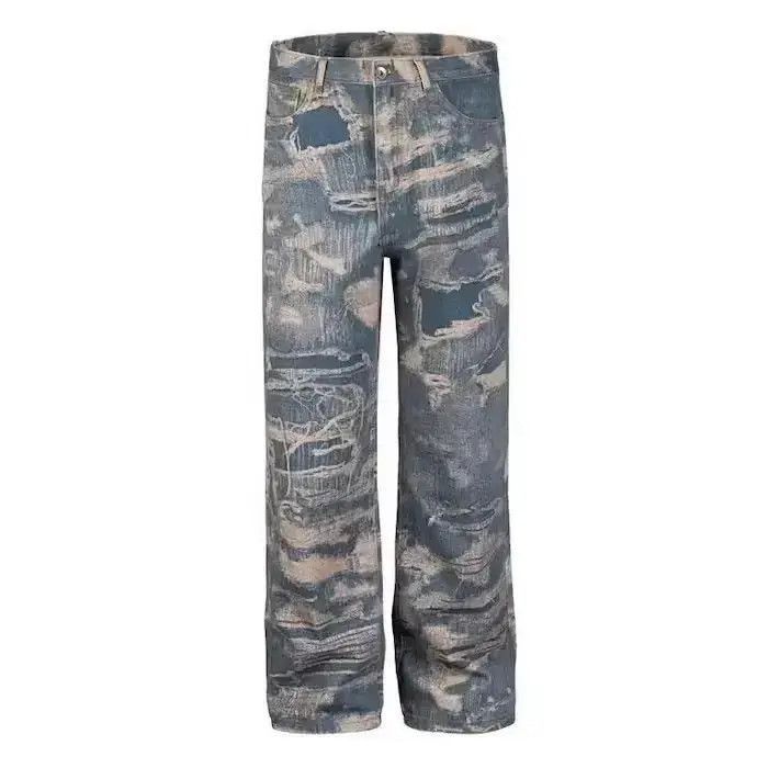 Japanese Brand High Street Straight Loose Gothic y2k Jeans Trousers Size US 32 / EU 48 - 5 Thumbnail