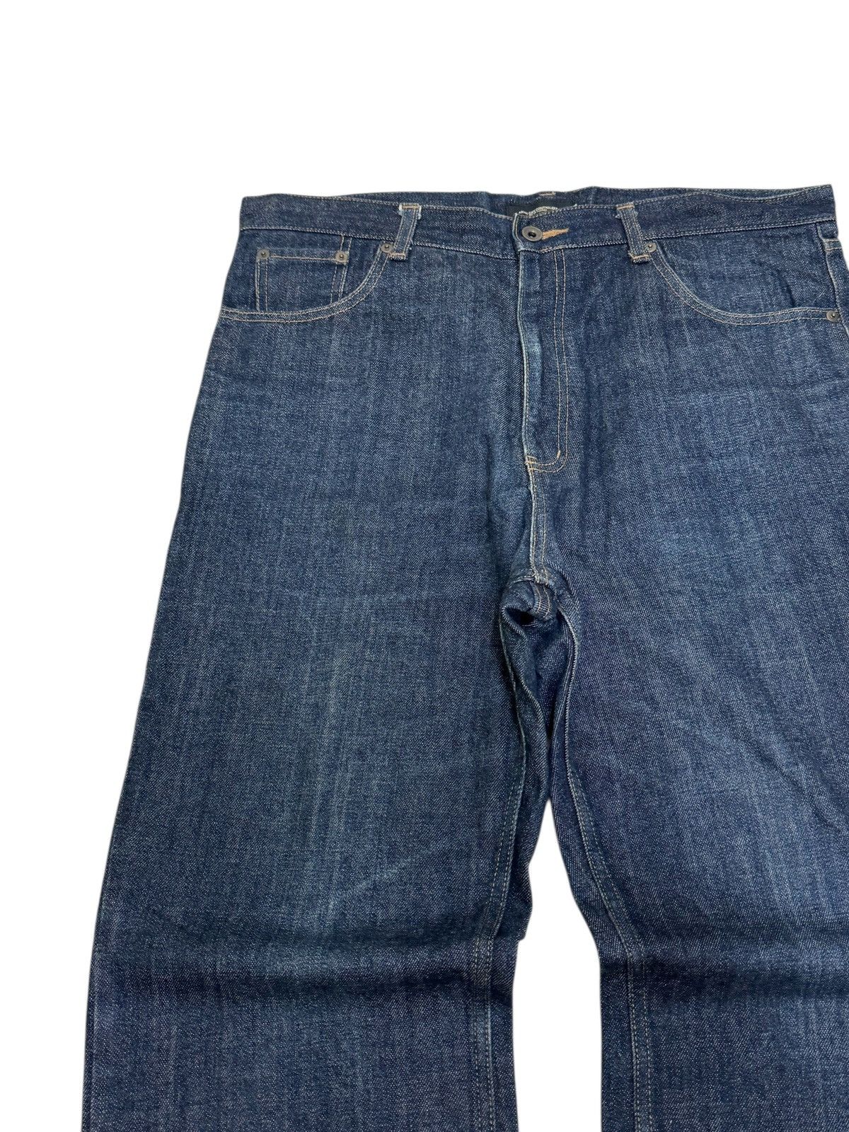 Japanese Brand ACC Asian Can Controllerz Wide Leg Denim with Back Graphic Size US 35 - 4 Thumbnail