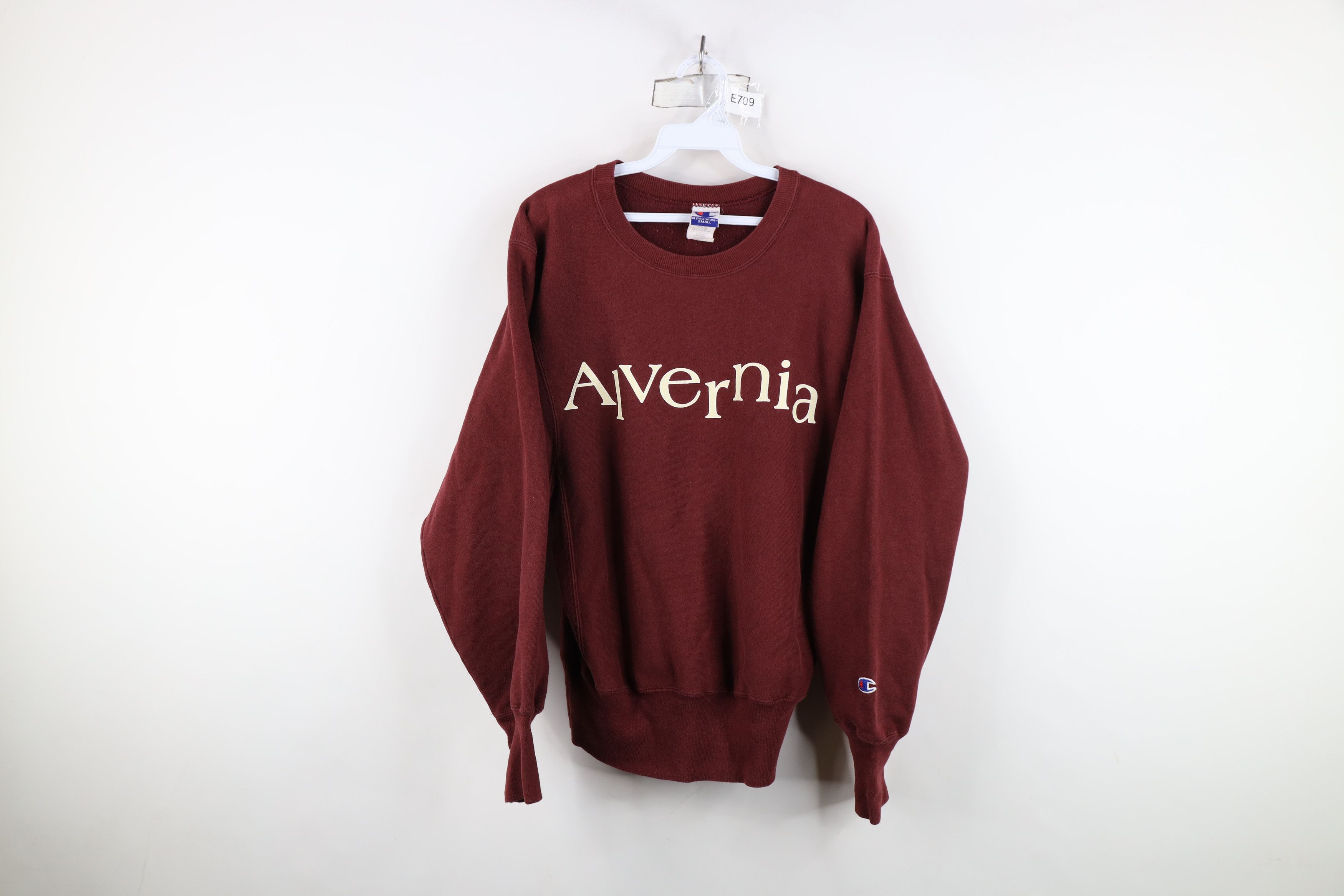 Champion Vintage 90s Champion Reverse Weave Crewneck Sweatshirt Red Size US S / EU 44-46 / 1 - 1 Thumbnail