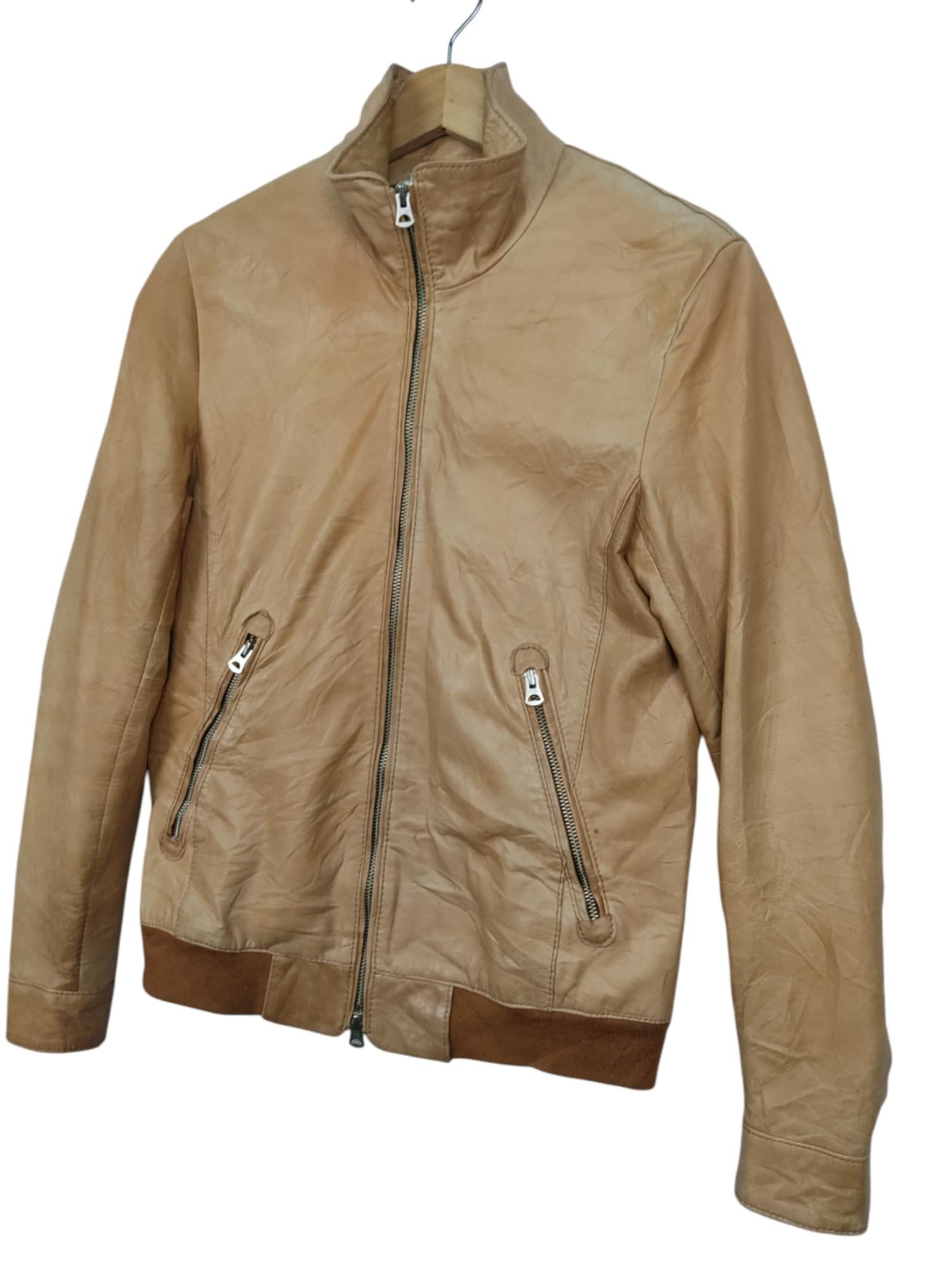 Japanese Brand Japanese Brand Nano Universe Leather Jacket Size US S / EU 44-46 / 1 - 2 Thumbnail