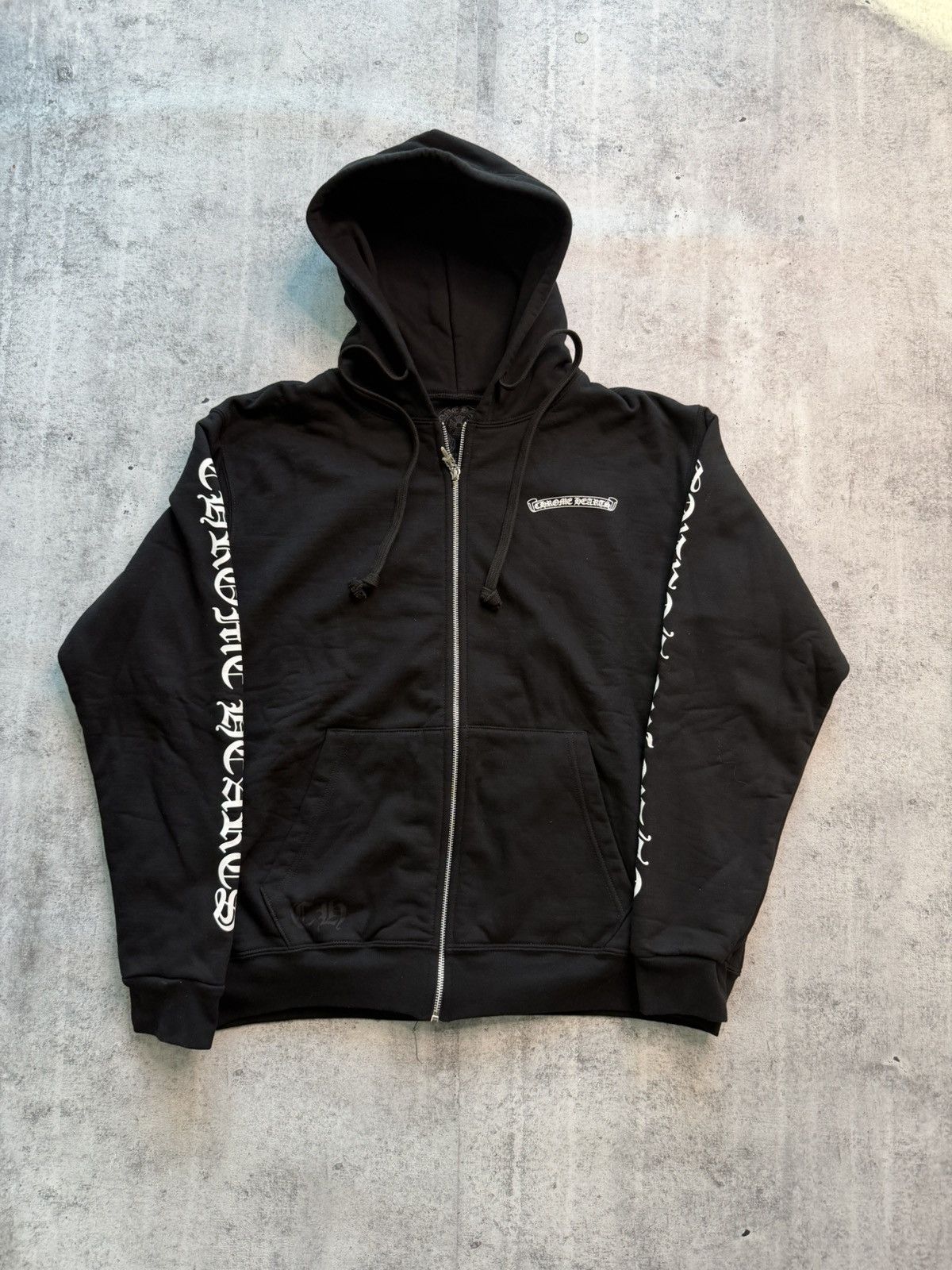 Chrome Hearts Chrome Heart Scroll Logo Thermal Zip up Size US M / EU 48-50 / 2 - 1 Thumbnail