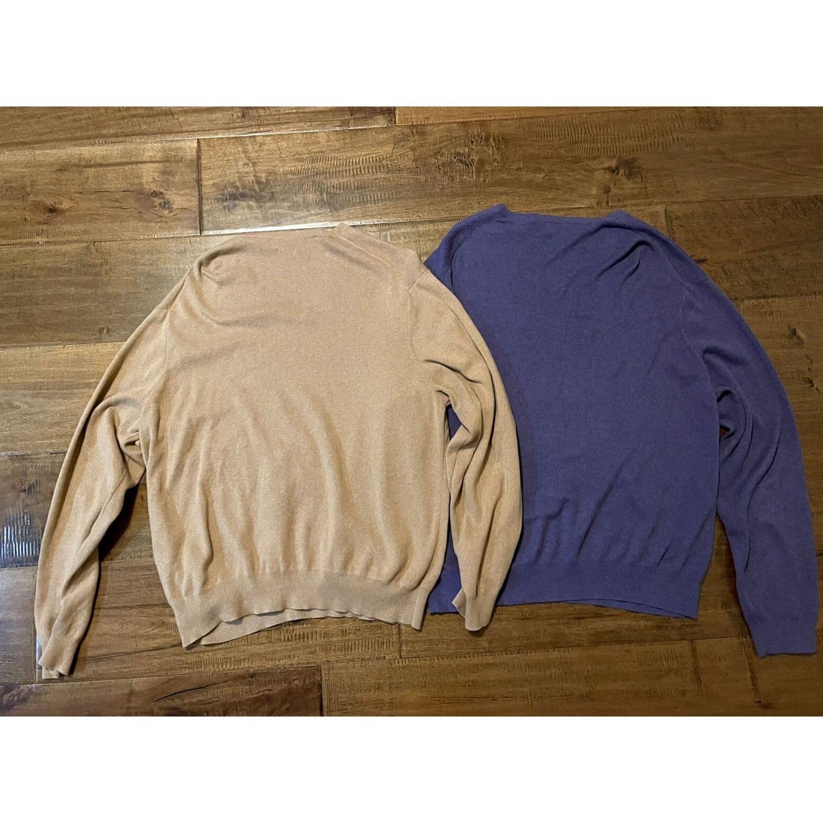 Polo Ralph Lauren x2 Polo Ralph Lauren Pima Cotton V-Neck Pullover Sweaters Mens XLarge XL Multicolor Size US XL / EU 56 / 4 - 4 Thumbnail