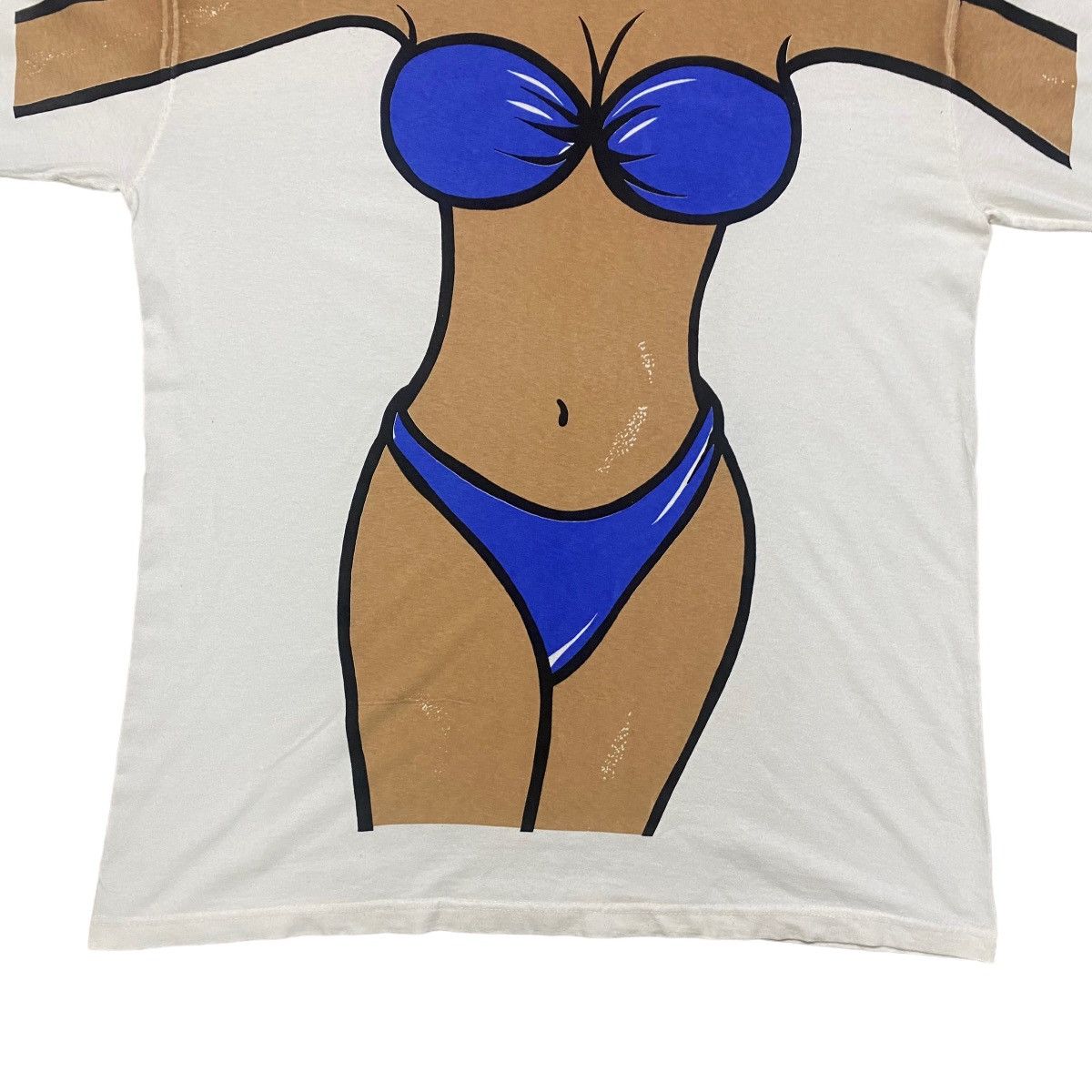Vintage Vintage Bikini Shirt Overprint Size US XL / EU 56 / 4 - 5 Thumbnail