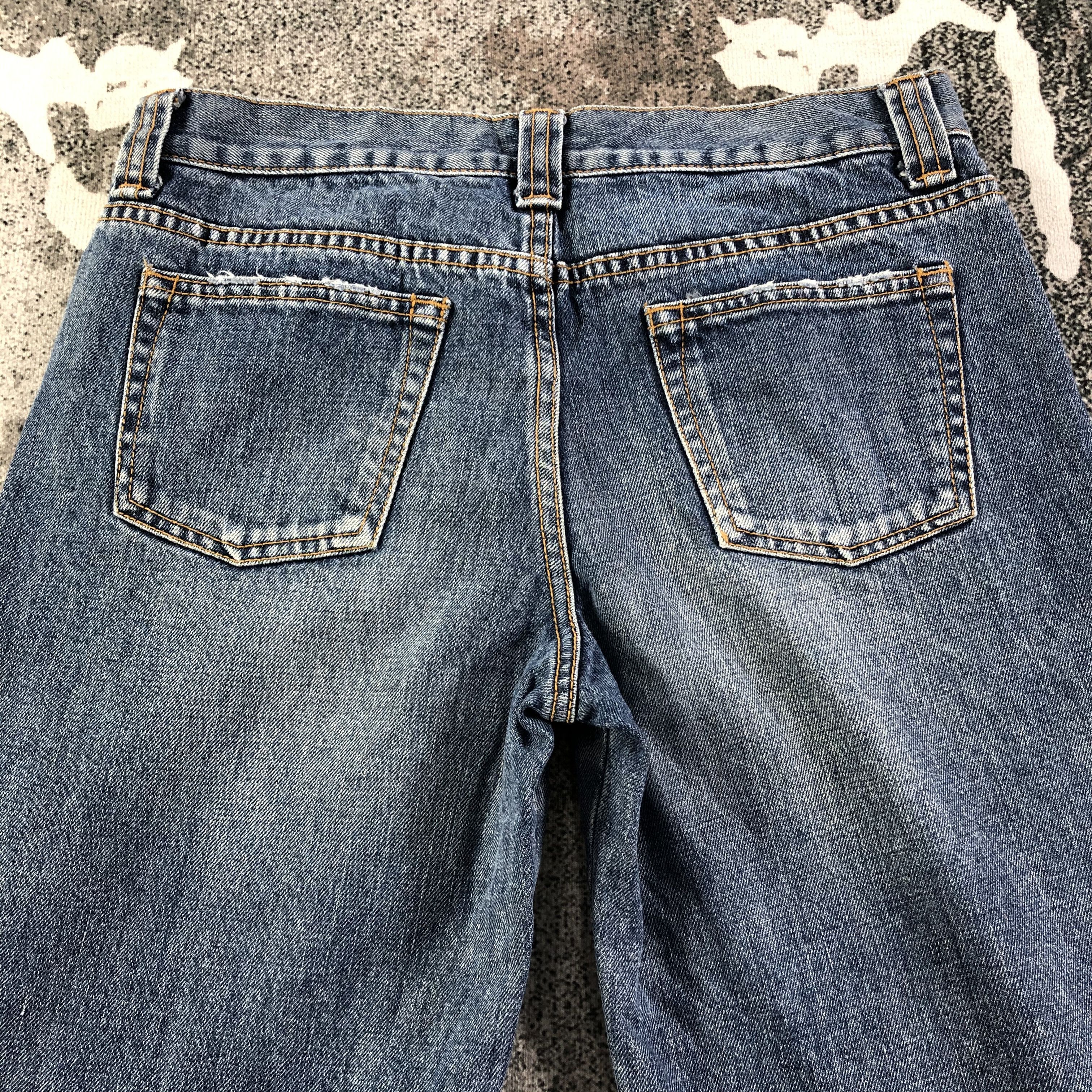 DKNY DKNY Jeans Blue Baggy Flare Denim KJ1586 Size 30" / US 8 / IT 44 - 4 Thumbnail
