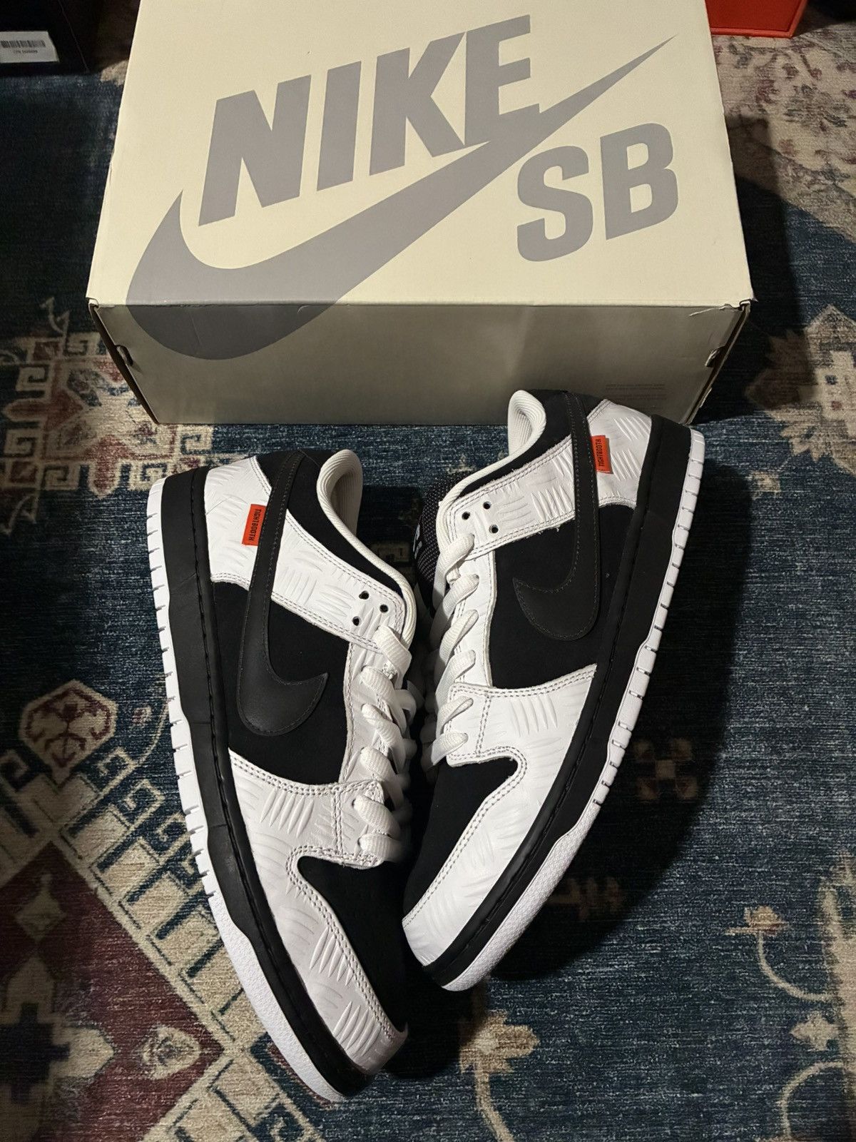 Nike SB Nike SB Dunk Low Tightbooth SKU FD2629-100 Brand New Size 12 Size US 12 / EU 45 - 1 Thumbnail