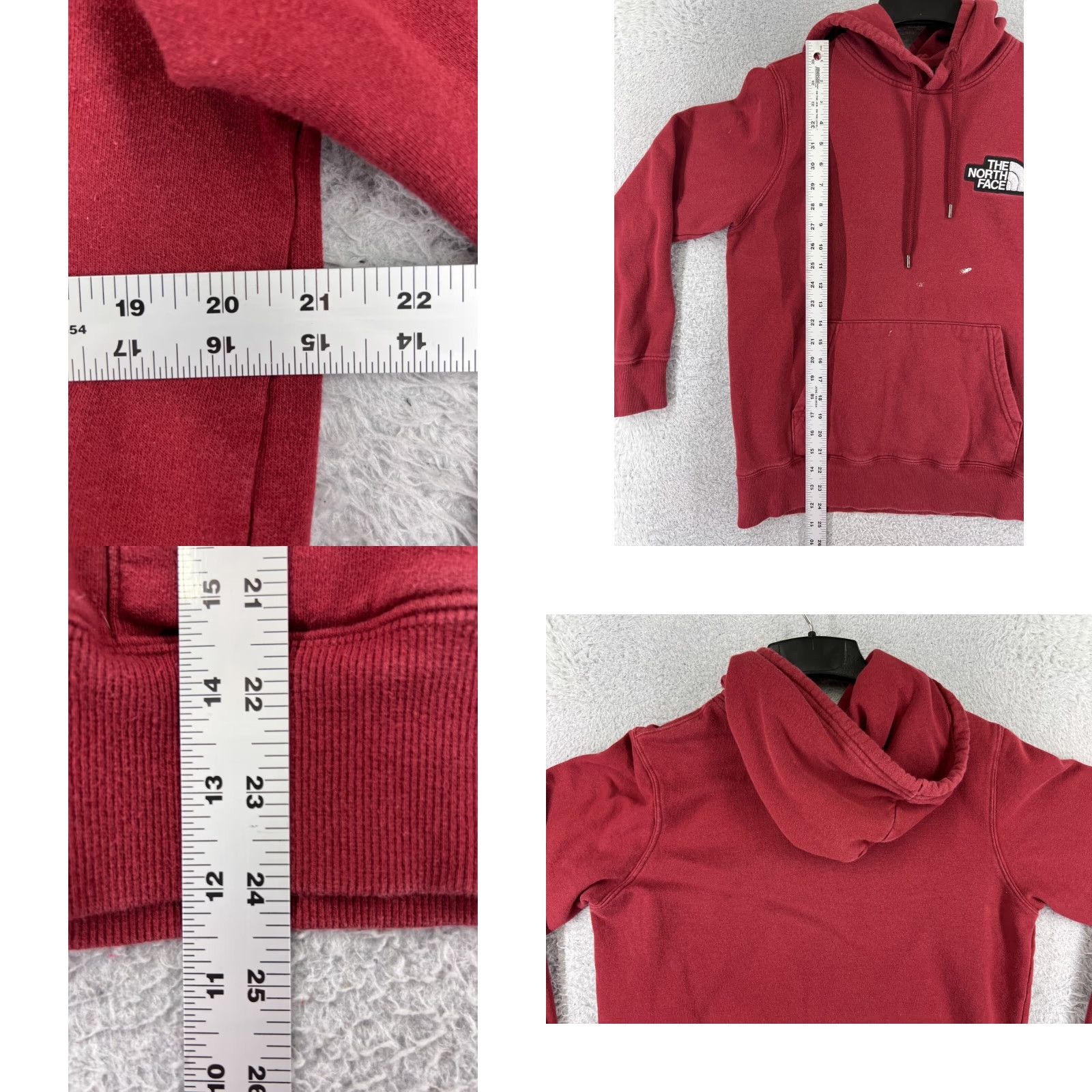 The North Face The North Face Jacket Womens Medium Red Hooded Jersey Cotton Casual Warm Size M / US 6-8 / IT 42-44 - 9 Thumbnail