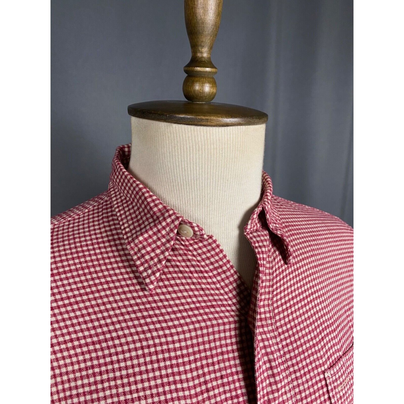 RRL Ralph Lauren MINT! Double RL Ralph Lauren Men's Red Checked Longsleeve Sh Size US XL / EU 56 / 4 - 1 Thumbnail