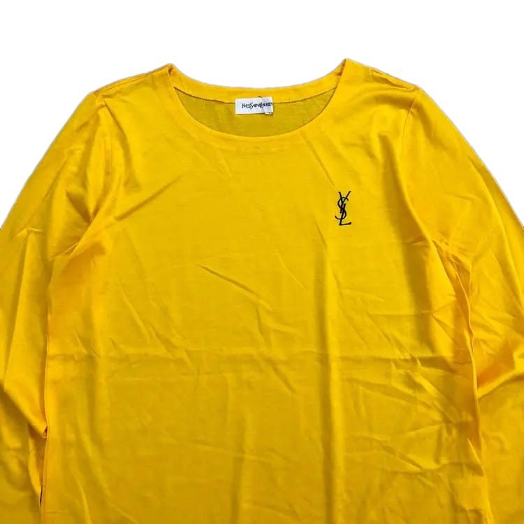 Yves Saint Laurent Yves Saint Laurent Small Logo Long Sleeve Size US M / EU 48-50 / 2 - 2 Thumbnail
