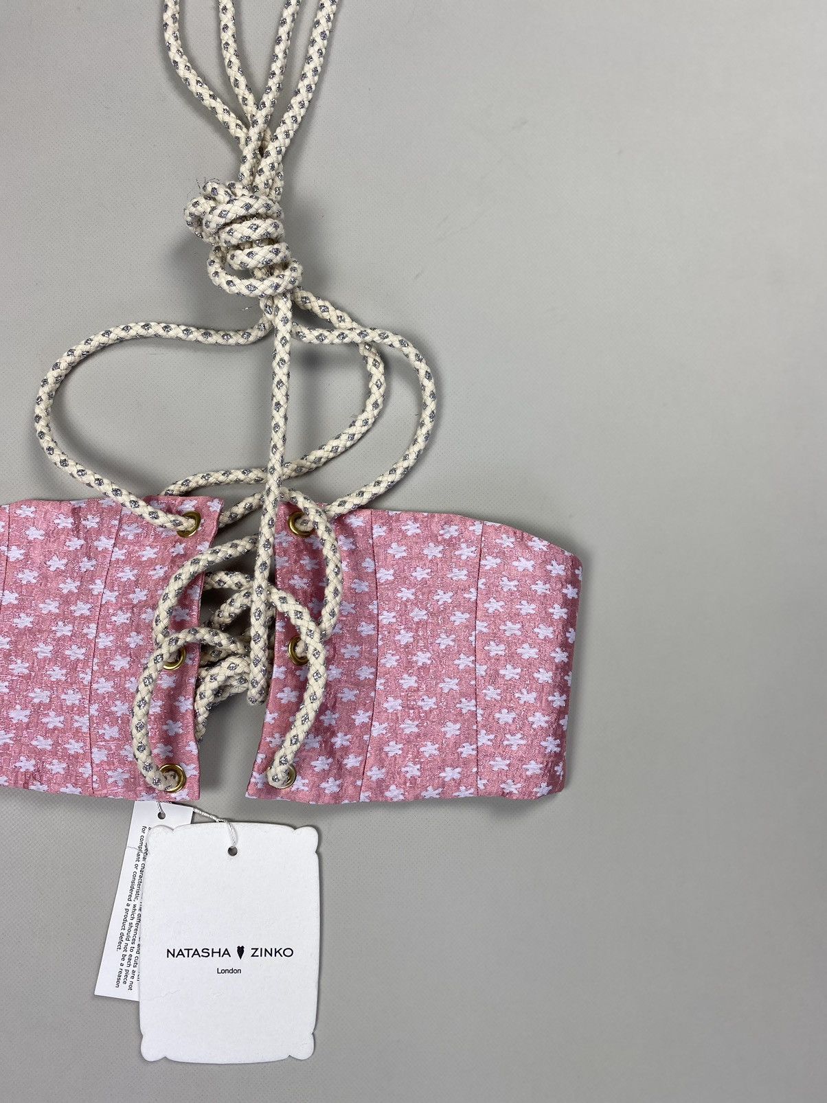 Designer × Natasha Zinko BNWT! Natasha Zinko Brocade Corset Belt size US 0 / IT 38 Size ONE SIZE - 6 Thumbnail
