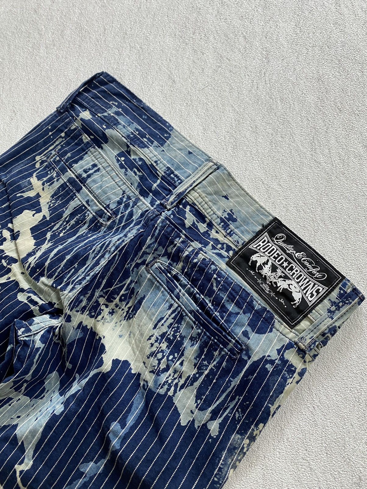 Beauty Beast × If Six Was Nine × Japanese Brand Y2K Rodeo Crowns Flared Pants Size US 31 - 4 Thumbnail