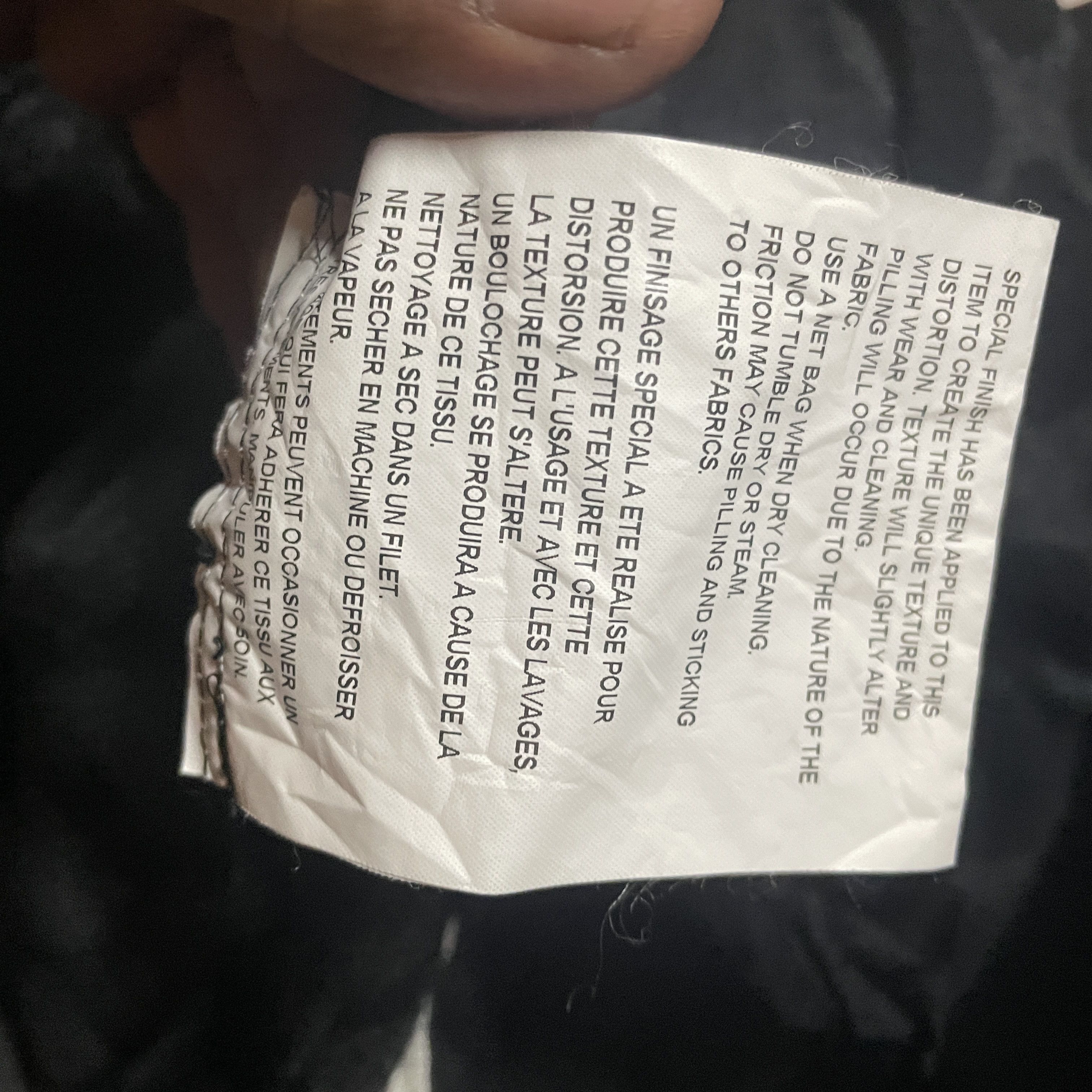 Comme des Garcons Vintage Black Comme Des Garcons Iconic Petern Jacket Size US XS / EU 42 / 0 - 17 Thumbnail