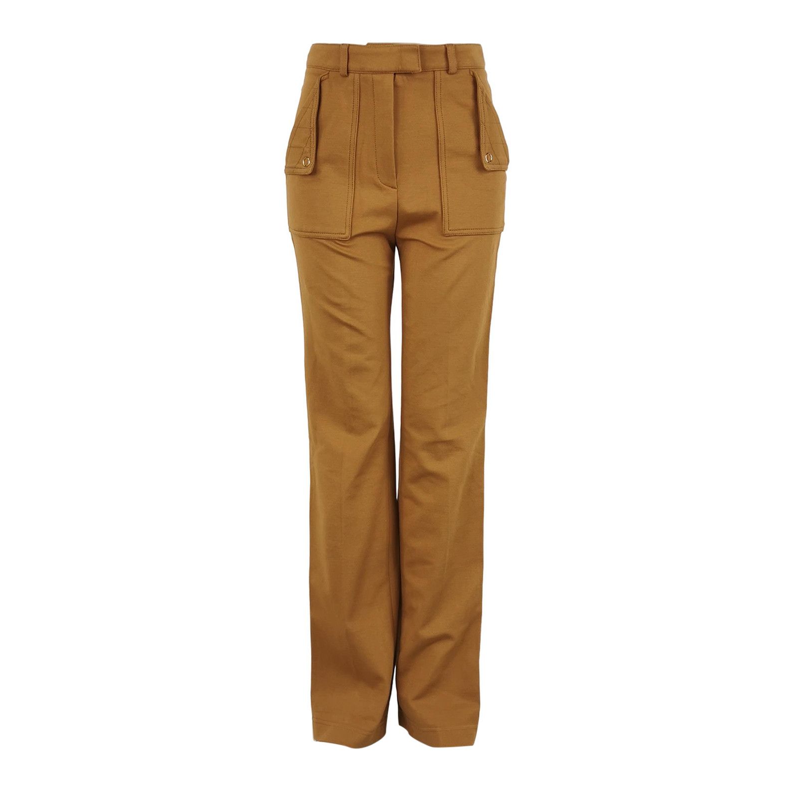 Burberry Burberry Solid Straight Leg Trousers Size 34 0079 Size US 34 / EU 50 - 1 Thumbnail