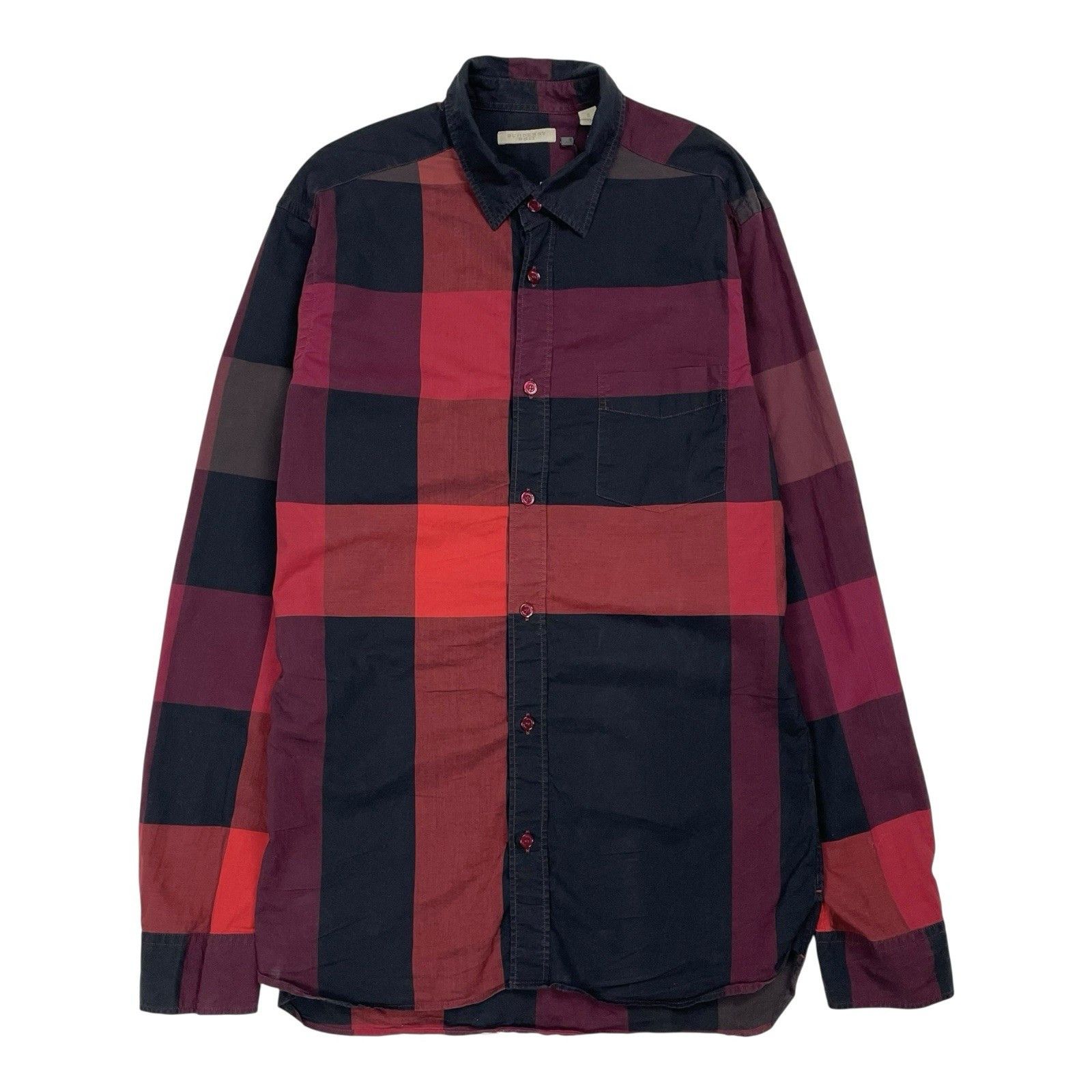 Burberry Burberry Brit Nova Check Shirt Mens Small Red Black Small Size US S / EU 44-46 / 1 - 1 Thumbnail