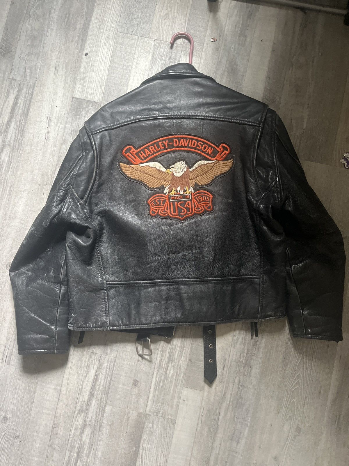 Harley Davidson Harley Davidson vintage motorcycle jacket Size US S / EU 44-46 / 1 - 1 Thumbnail
